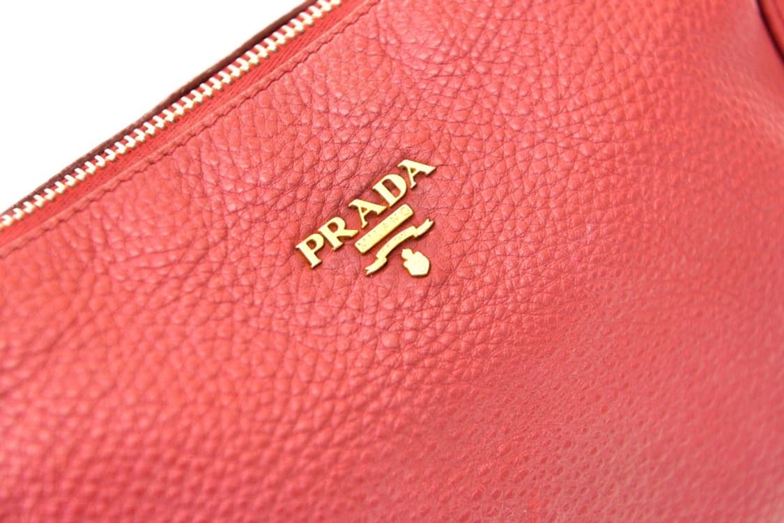 프라다 비텔로 다이노 레드 숄더백 (정품) 상품이미지7