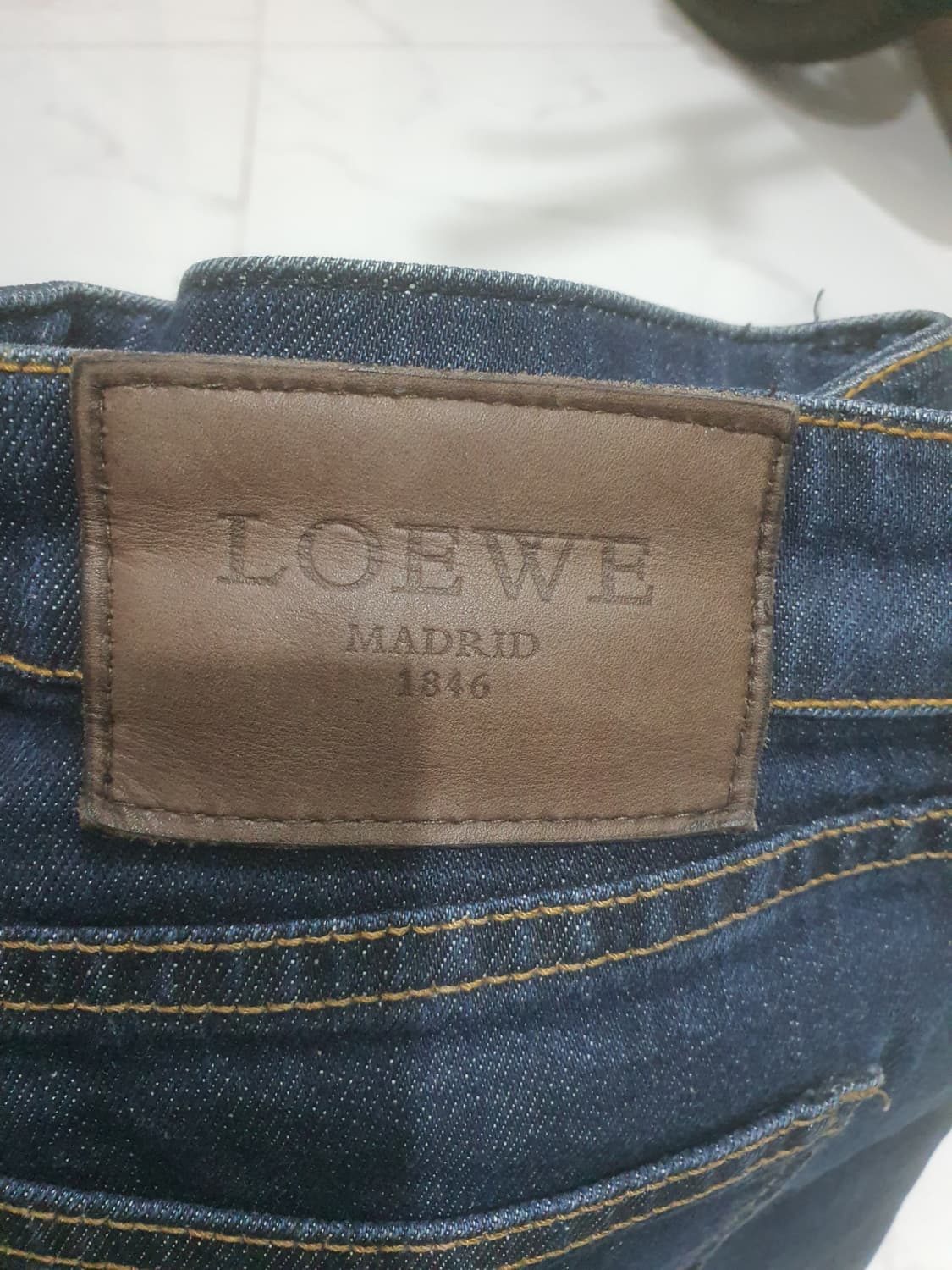 로에베 여성용 데님 청바지 40 상품이미지6