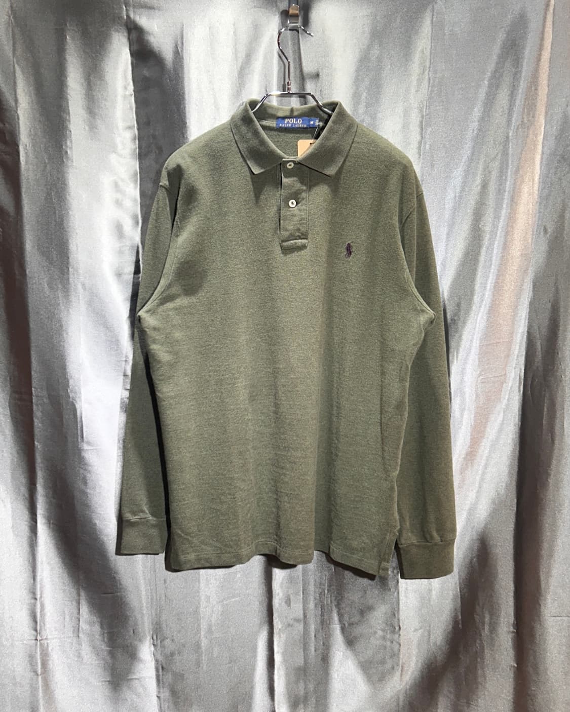 M 폴로랄프로렌 클래식 올리브 카라 롱슬리브 상품이미지2