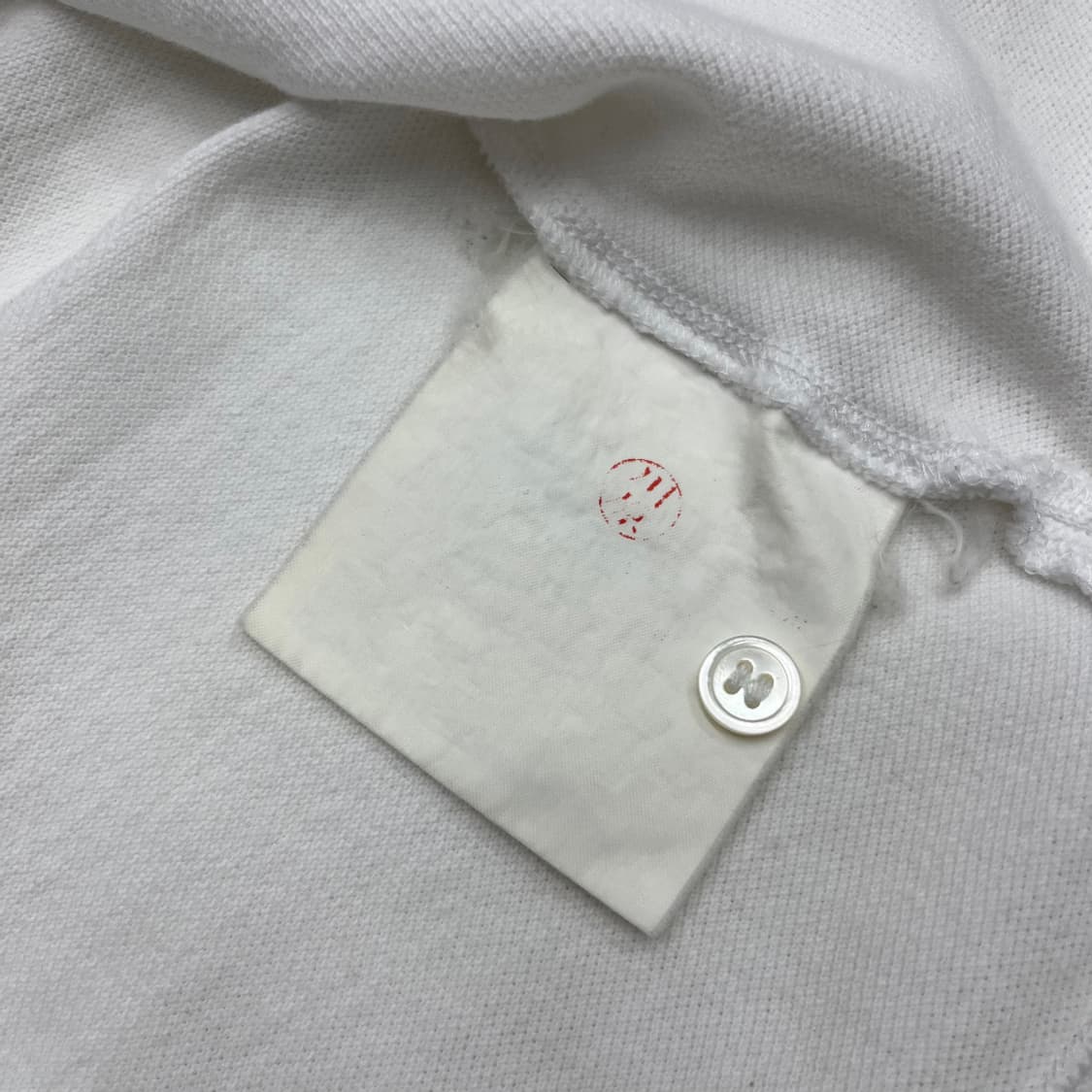 꼼데가르송 하트와펜 화이트 카라 반팔 M 상품이미지5