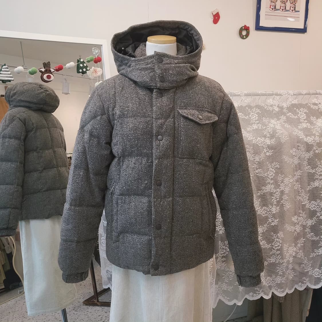 Simplicite plus 보카시울 덕다운 숏패딩 여자 55~66 상품이미지9