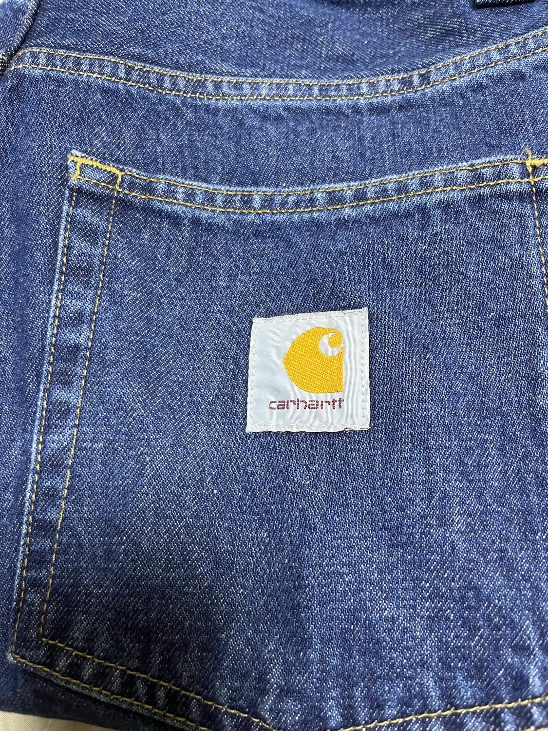 (S) 칼하트윕 브랜든 쇼츠 블루 스톤 워시드 상품이미지2