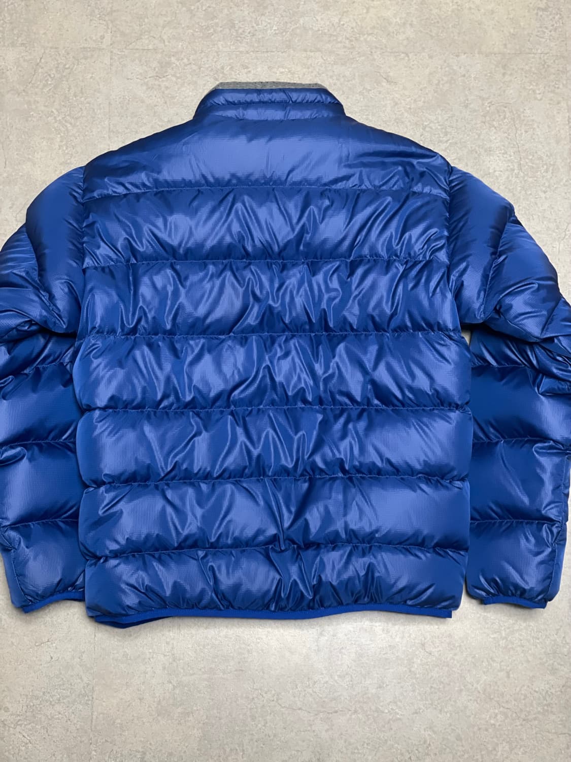 빈티지 몽벨 라이트 알파인 구스 다운 패딩 자켓 블루 상품이미지4