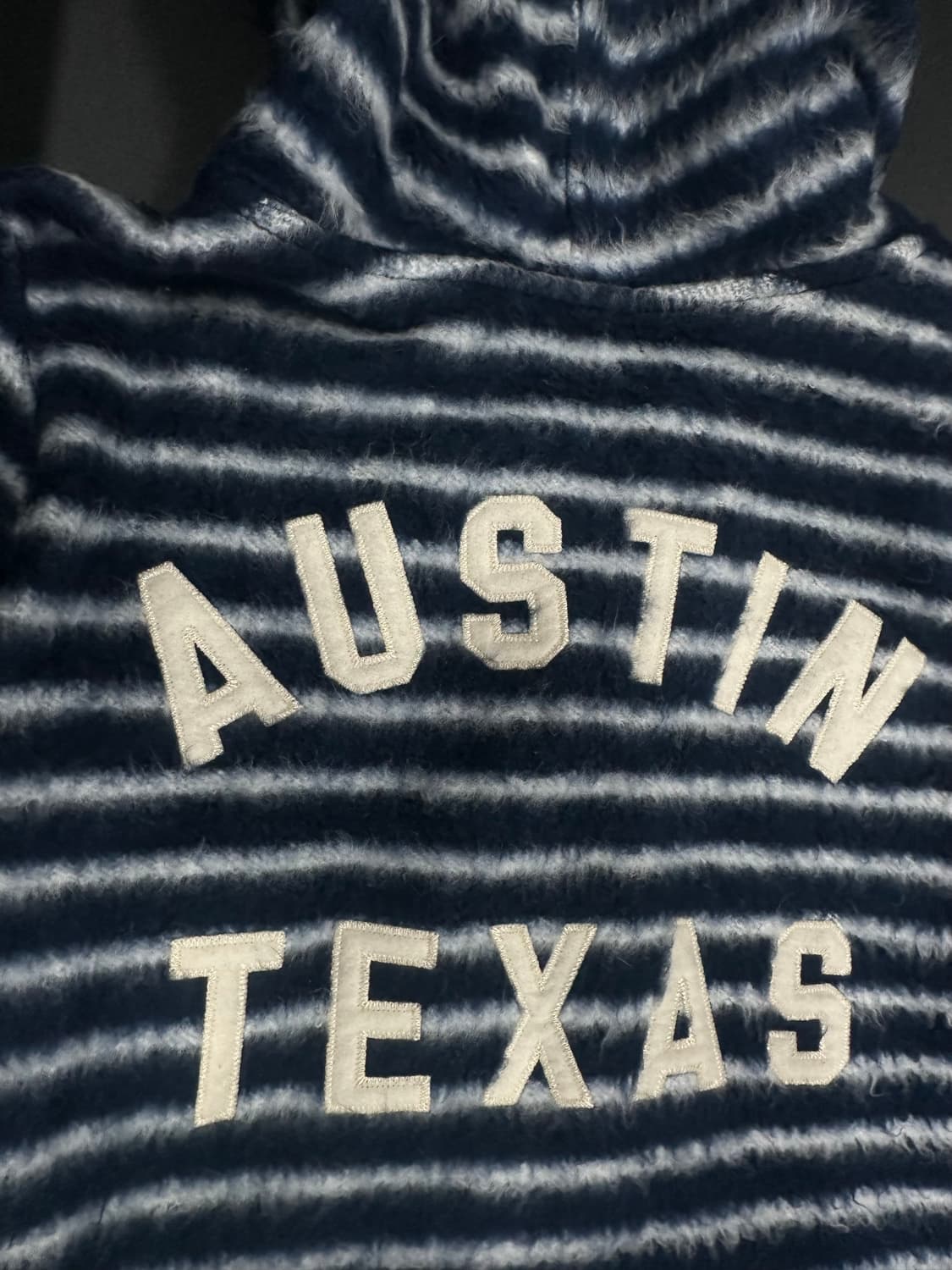 히스테릭 글래머 모헤어 스트라이프 후드 집업 상품이미지7