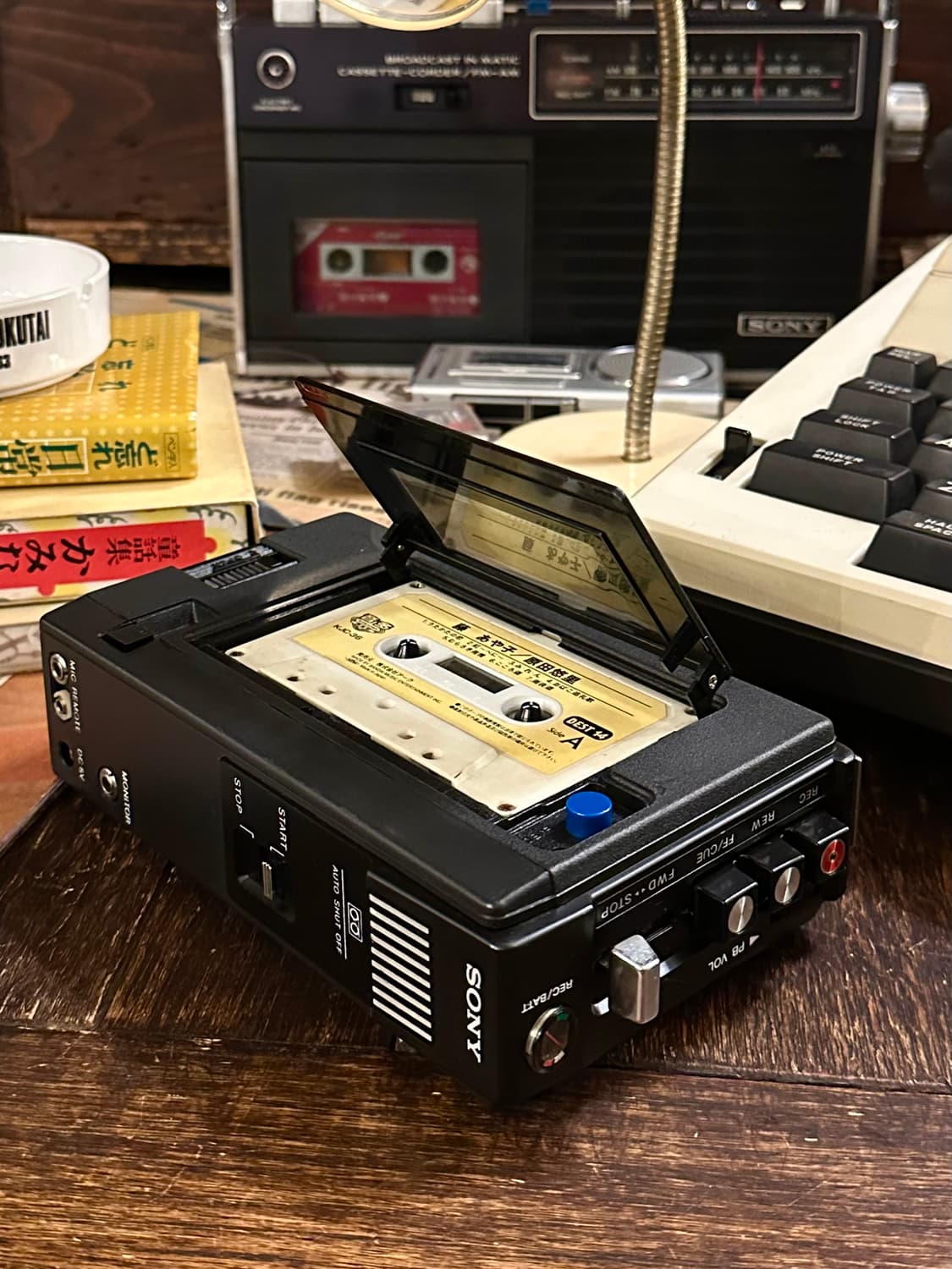 소니 빈티지 휴대용 카세트 플레이어 레코더 상품이미지4