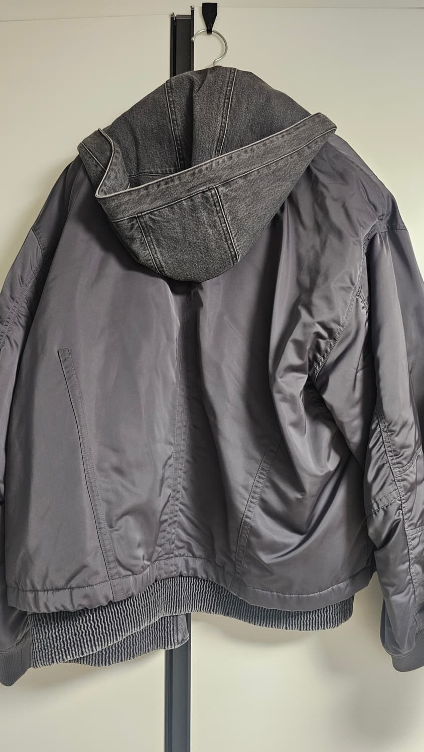 송지오 23SS 데님 레이어드 ma1 상품이미지2