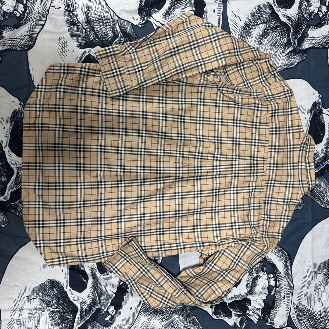 정품 버버리 체크셔츠 LL사이즈 상품이미지5