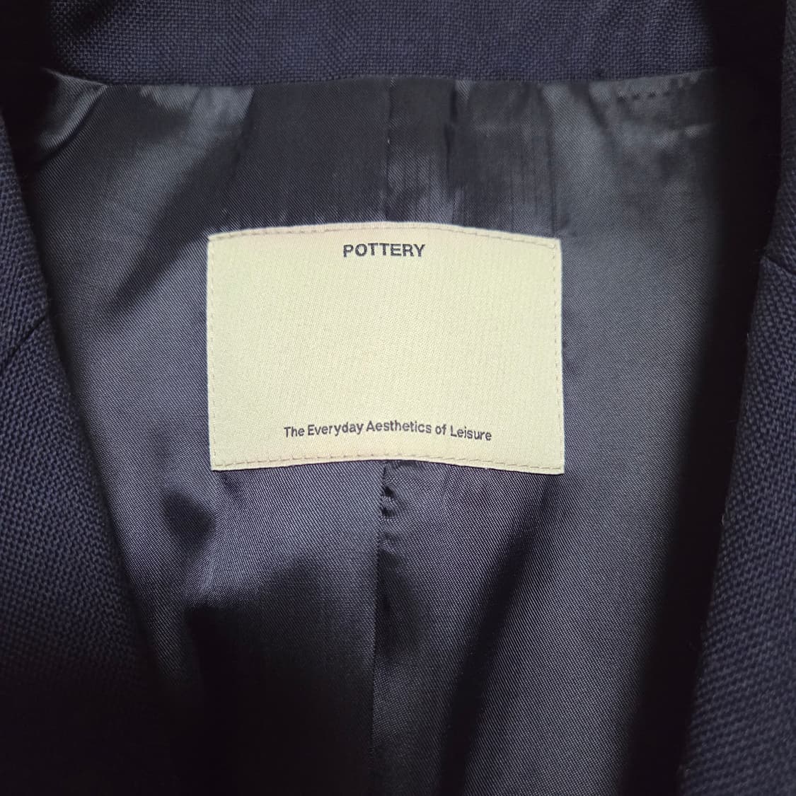 [1] 포터리 울 싱글 브레스티드 금장 자켓 다크네이비 / 재킷 상품이미지5