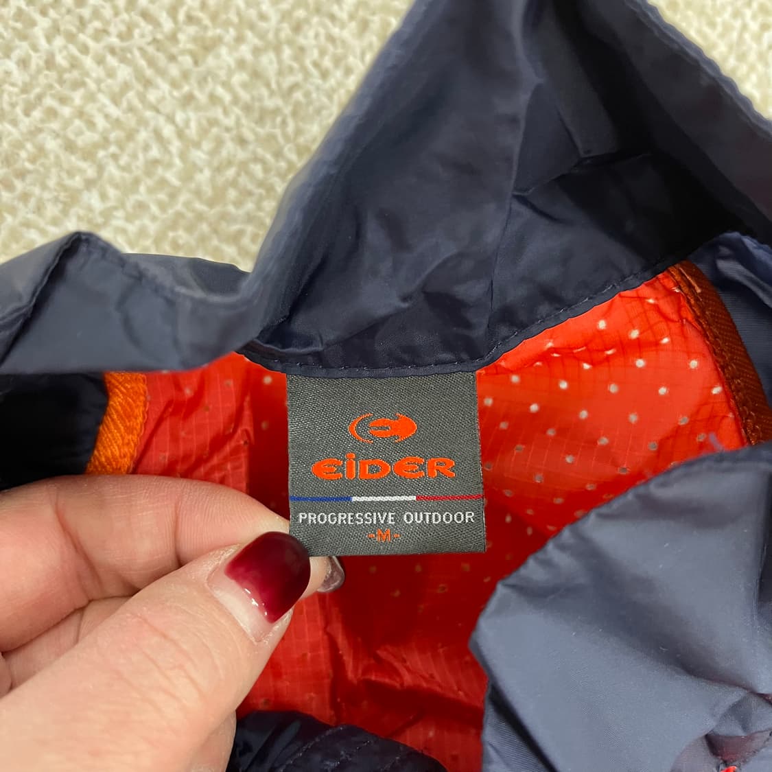 M 아이더 등산 바람막이 집업 자켓 0123M 상품이미지2