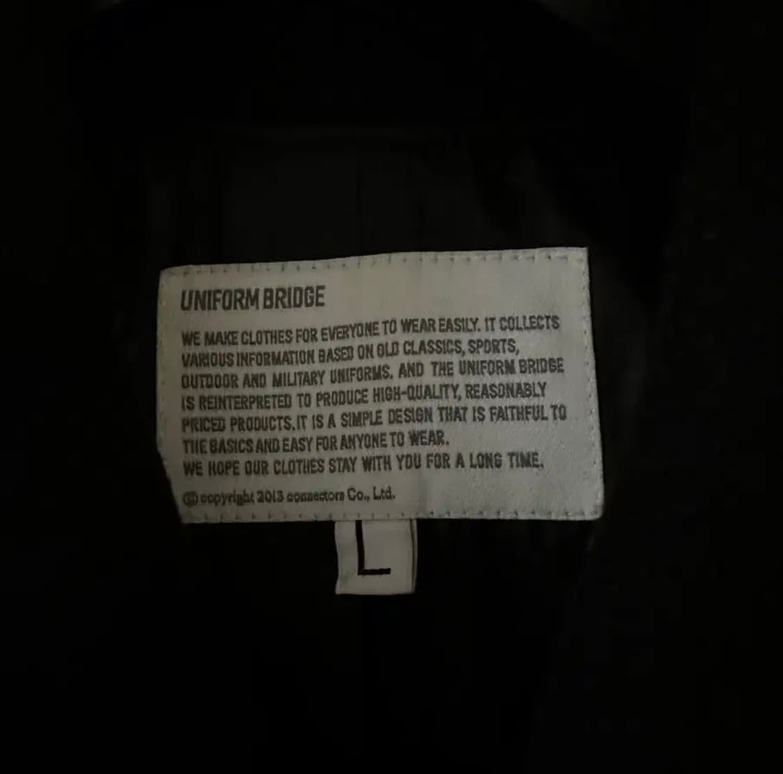 유니폼브릿지 더플코트 블랙 라지 상품이미지2
