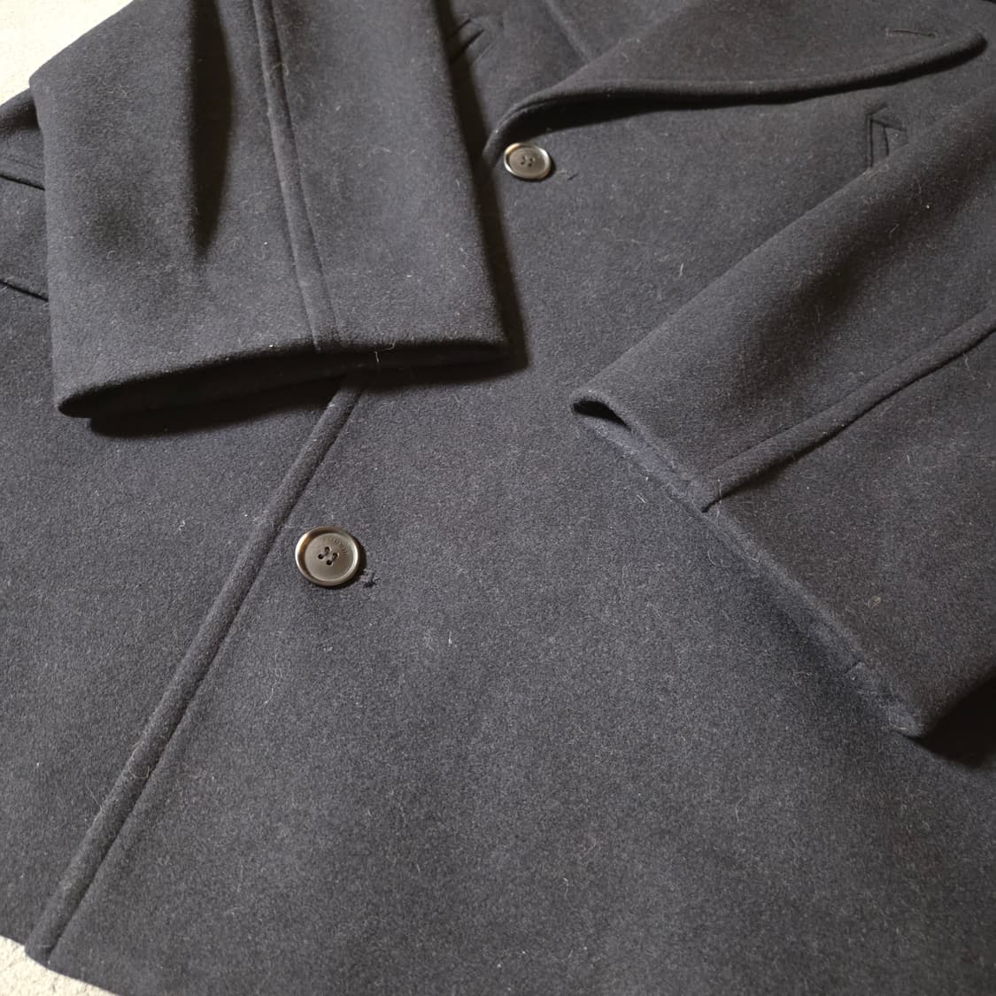 키뮤어 여성 오버 피코트 M 네이비 상품이미지5