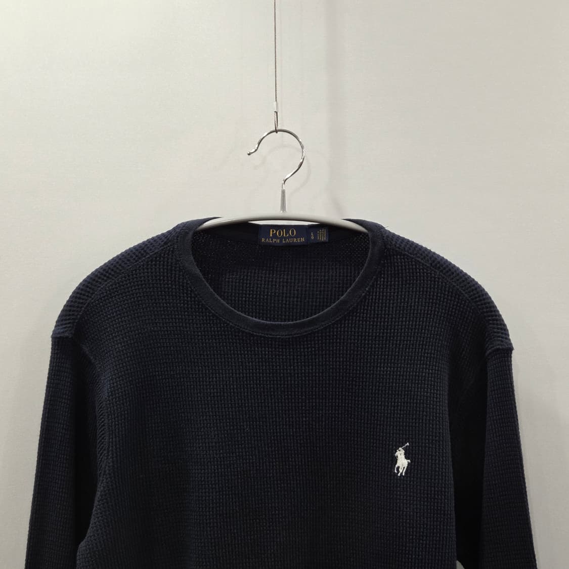 폴로랄프로렌 와플 롱슬리브 네이비 L  상품이미지2