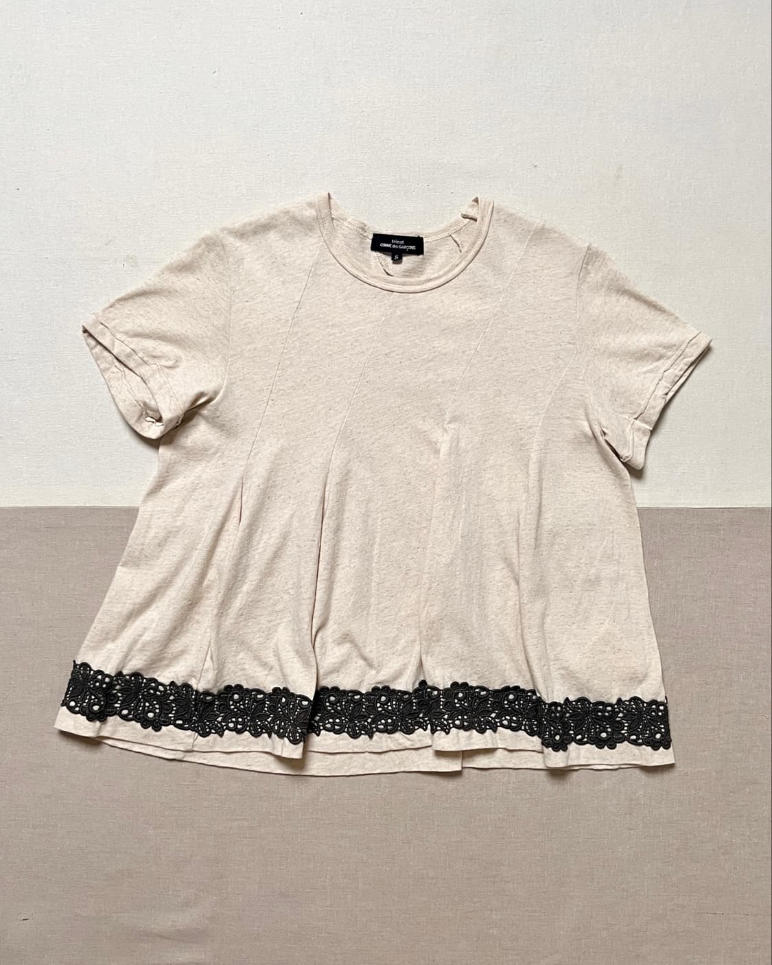 꼼데가르송 입체패턴 플레어 린넨 티셔츠 Comme des garcons 상품이미지4