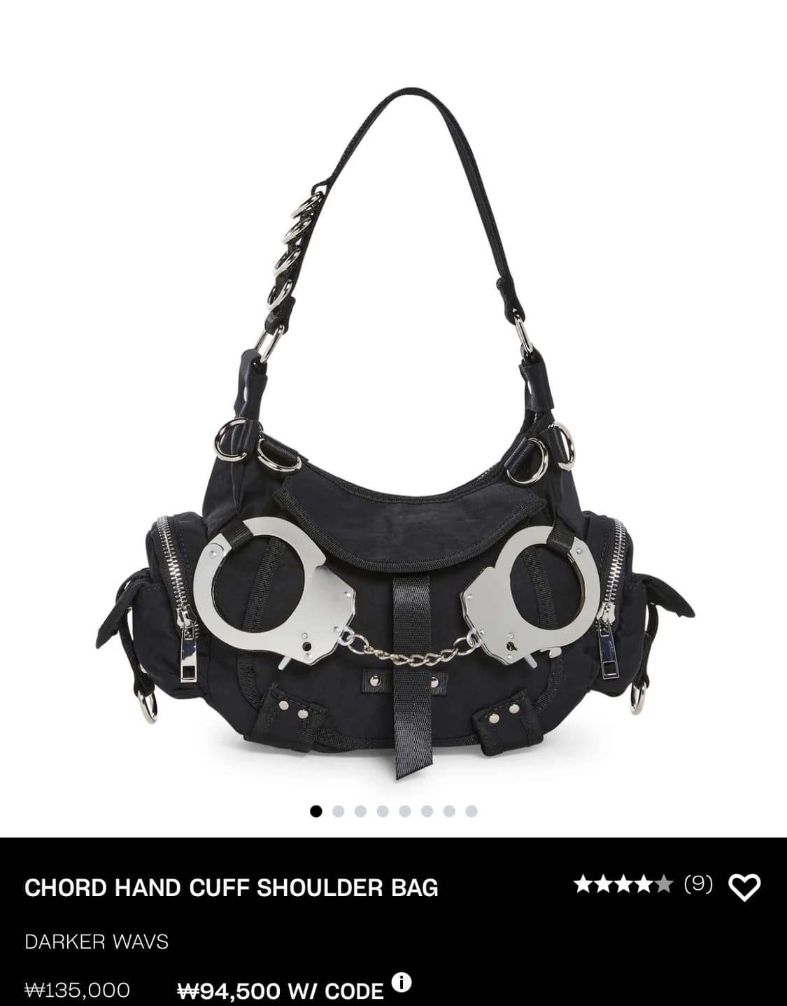 Darker wavs 수갑 숄더백  상품이미지1