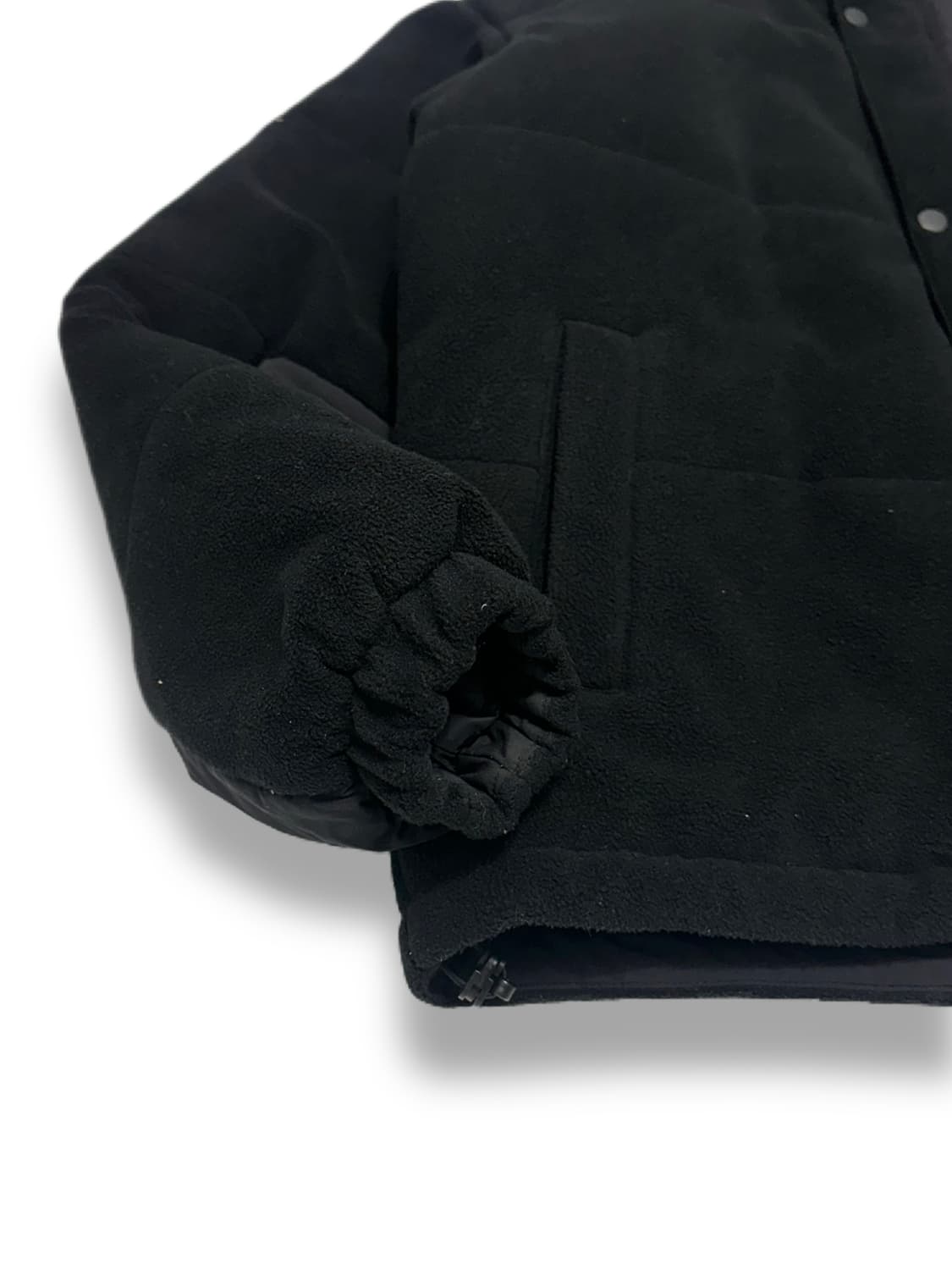 널디 플리스 블락 패디드 자켓 상품이미지5