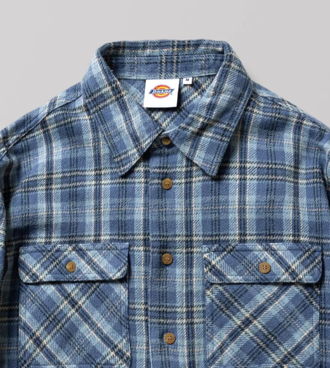디키즈 코튼 플란넬 셔츠 SKYBLUE 상품이미지6