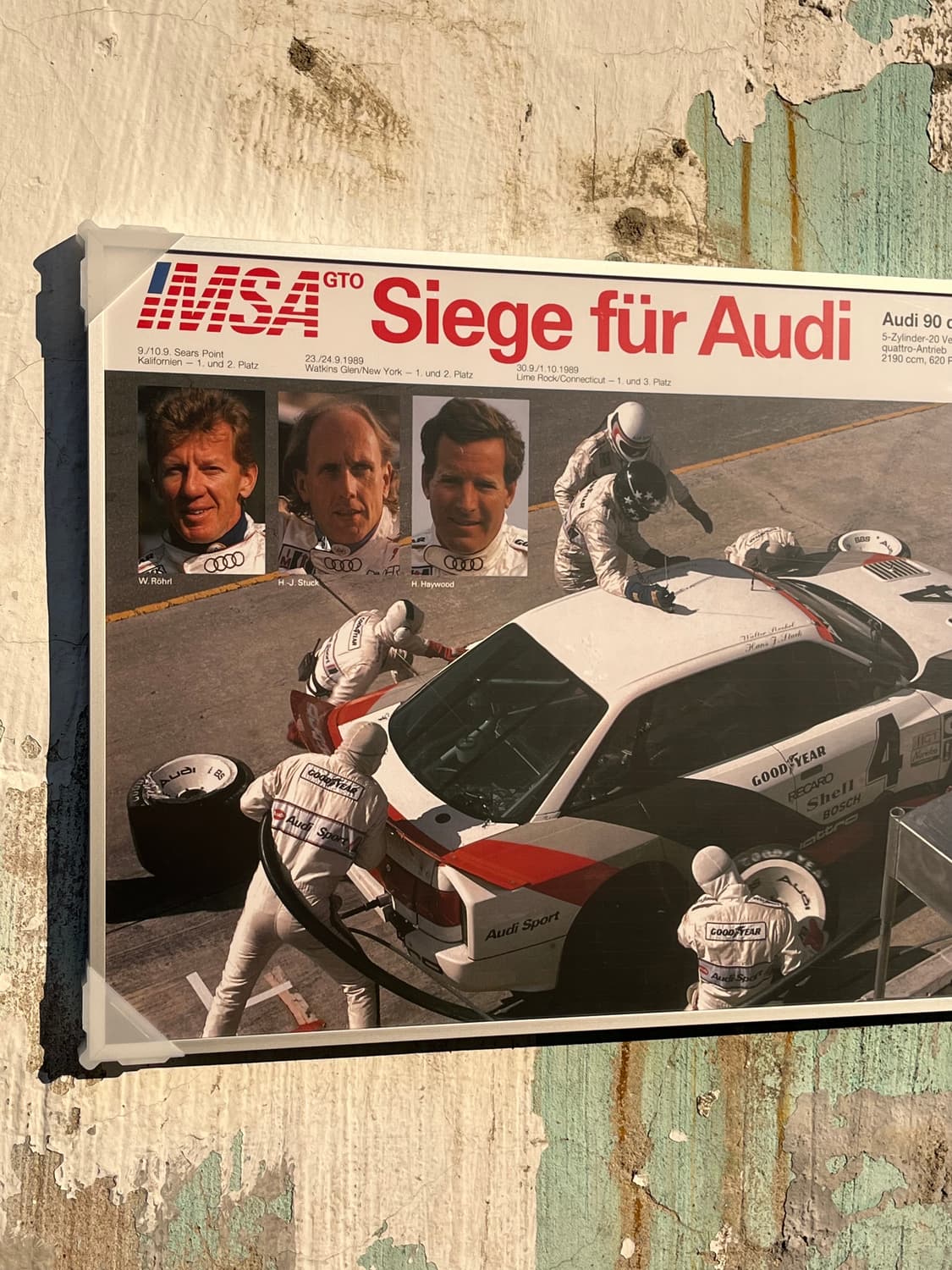 아우디 빈티지 포스터 (액자포함) 상품이미지2