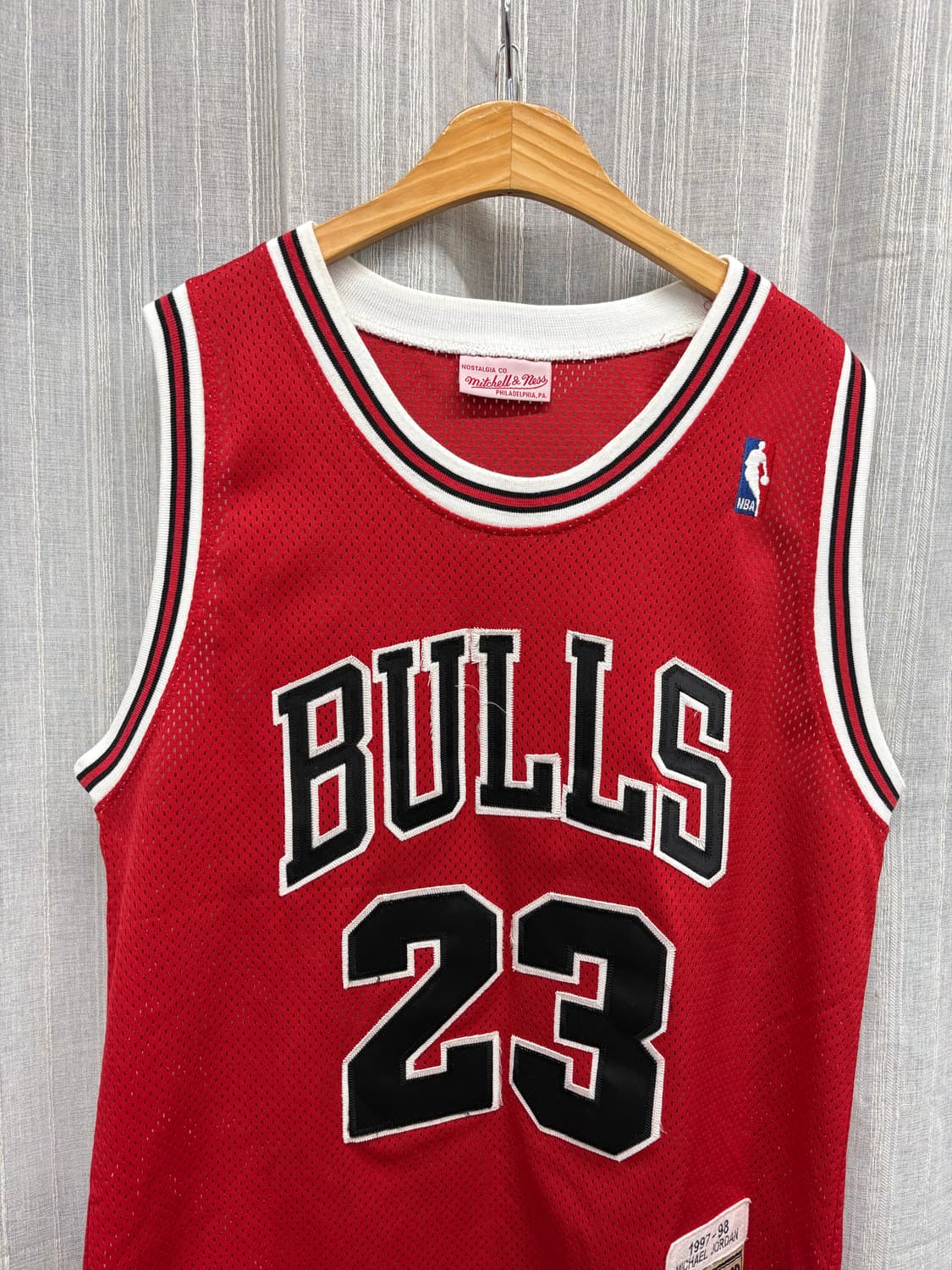 미첼엔네스 NBA 시카고불스 마이클조던 농구져지 나시 유니폼 상품이미지2