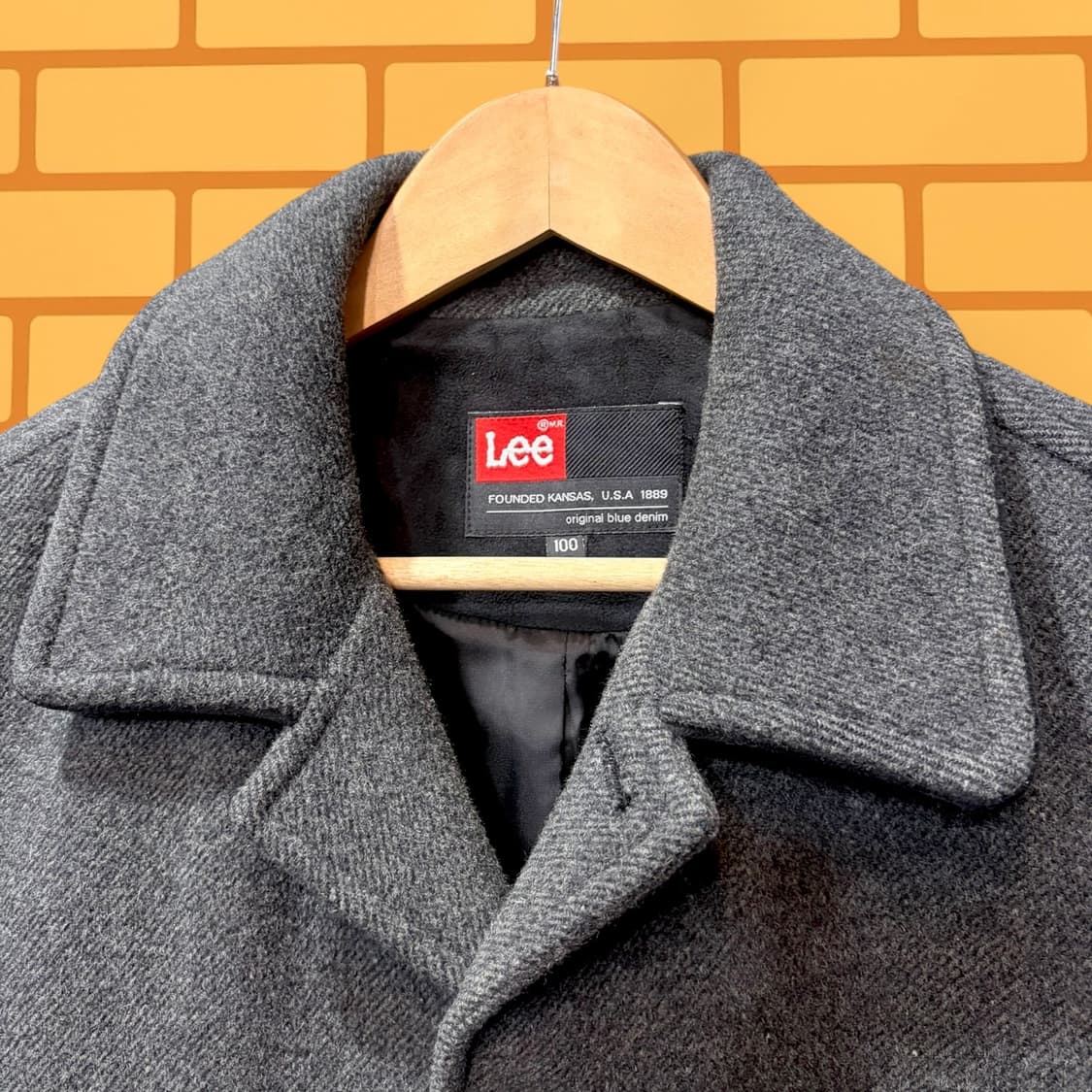 90s Lee 싱글 브레스티드 코트 (L) 상품이미지2