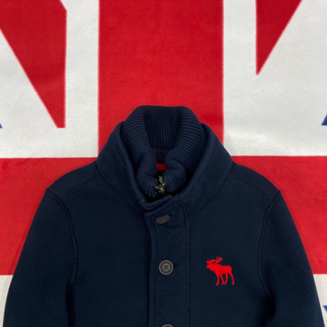 아베크롬비 하이넥 버튼자켓  S 상품이미지3