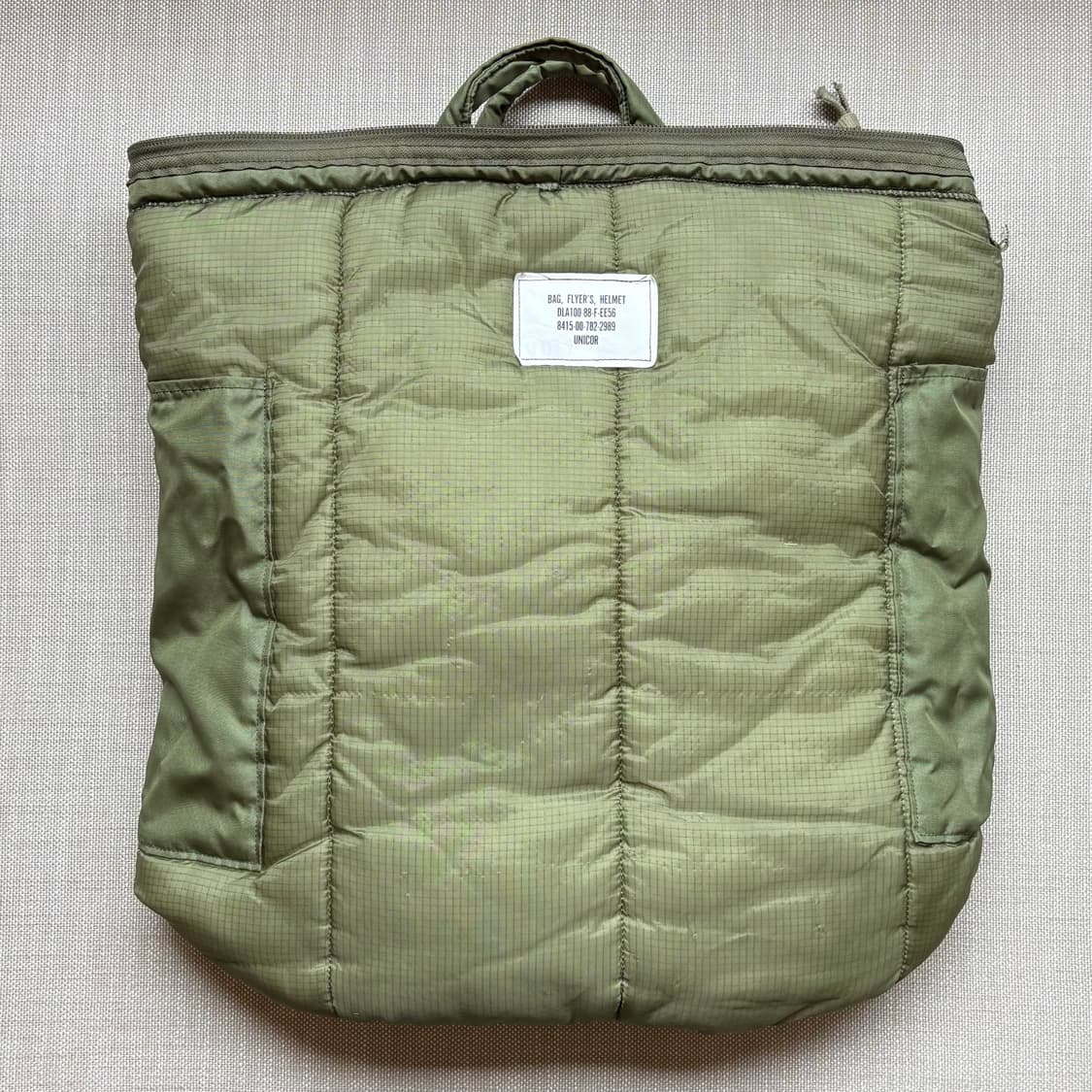 [데드스탁] 80s USAAF 오리지널 헬멧백 상품이미지7