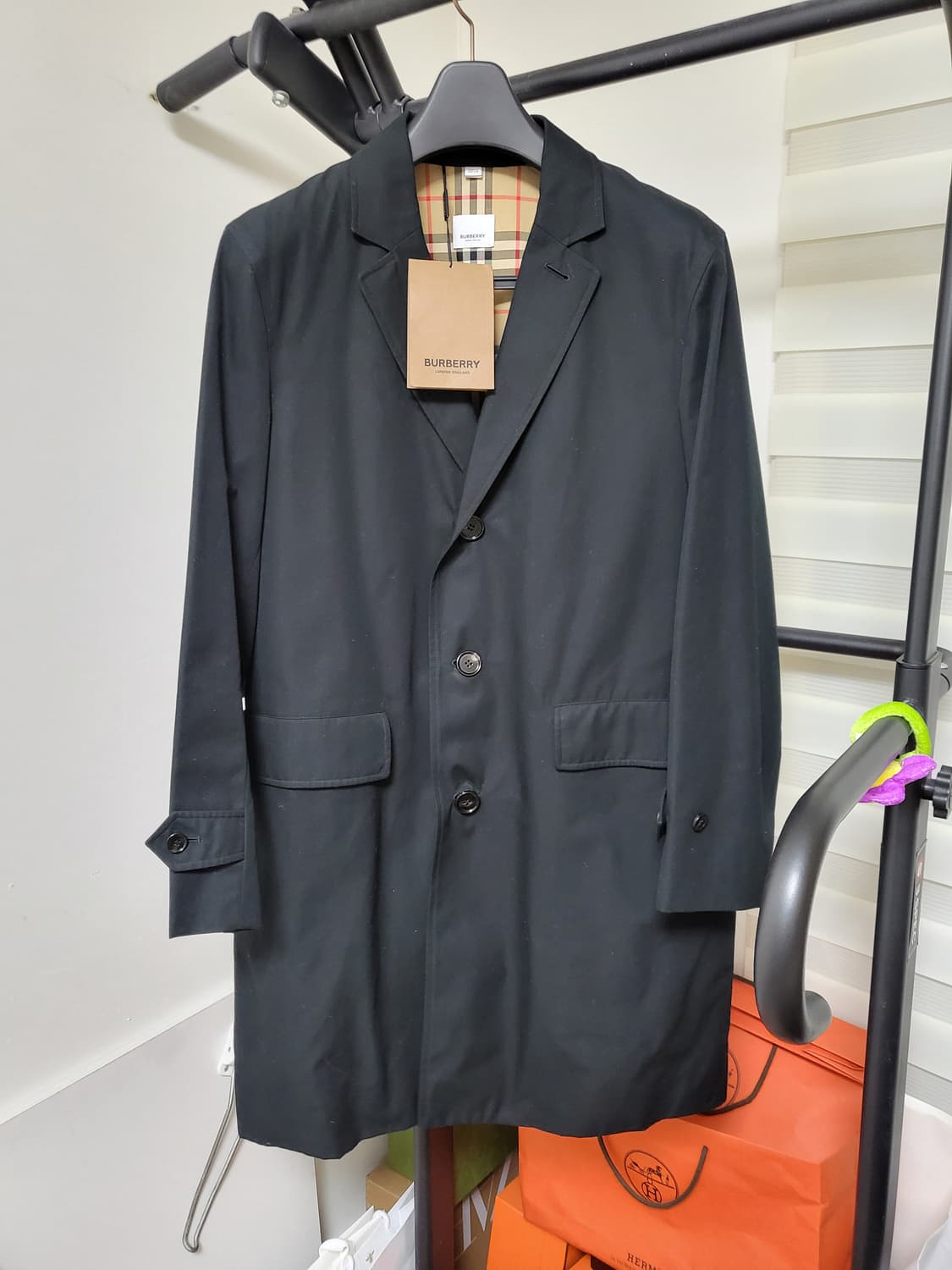 버버리 신형 체크 개버딘 카코트 48 상품이미지1