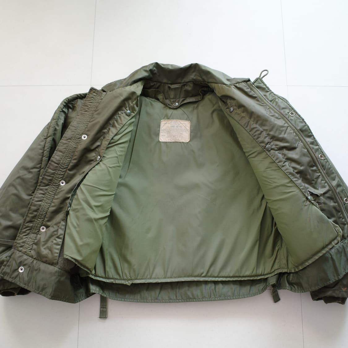 60s USN 미해군 A-1 덱자켓 내피포함 상품이미지3