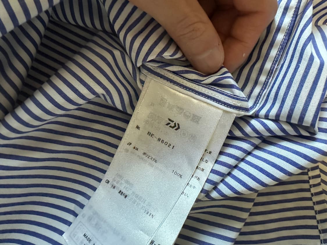 Daiwa pier39 /Tech BD S/S 스트라이프 셔츠 M 상품이미지4