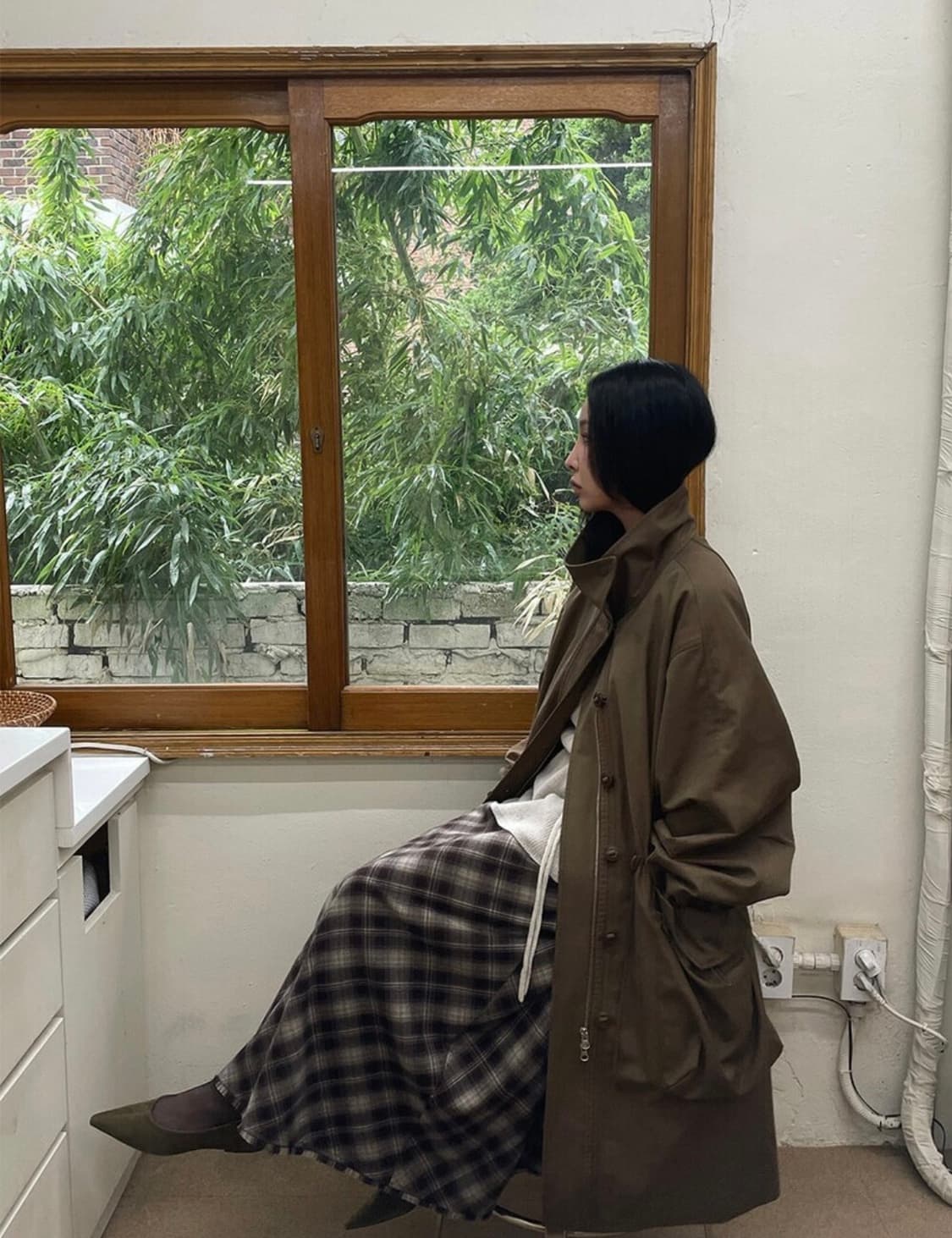 모한 하이넥 사파리 점퍼 상품이미지3