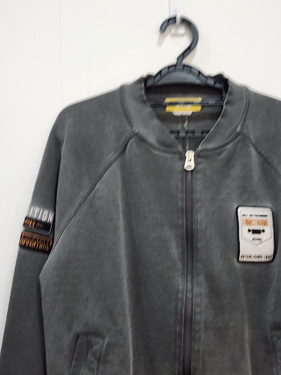 [95] 지프 Jeep 그레이 워싱 봄버 자켓 여성  M (95) 상품이미지2