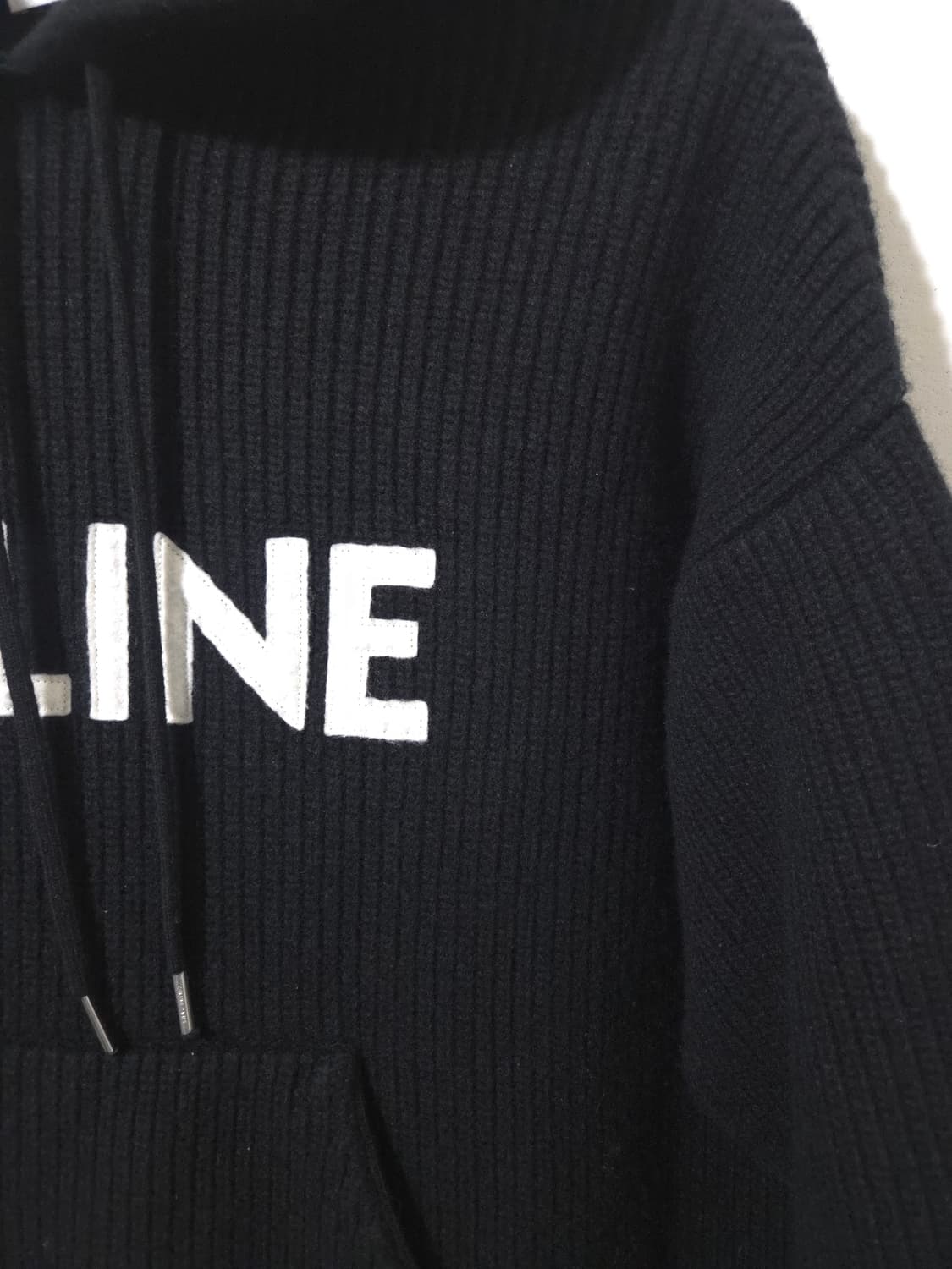 [새상품급] 셀린느 리브드 울 니트 후드 Xs Size 상품이미지6