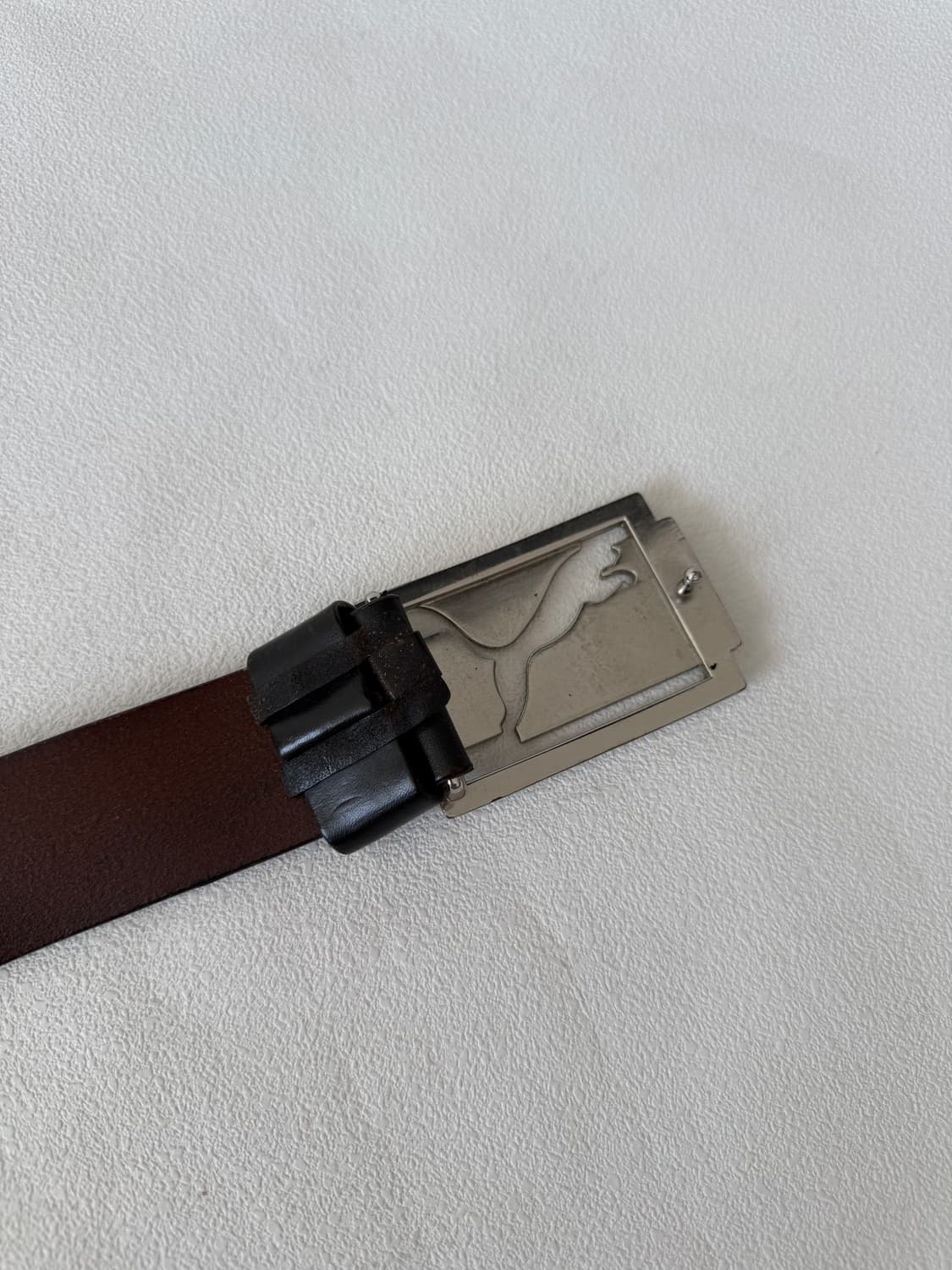 푸마(PUMA) 통가죽 레더 벨트 상품이미지4