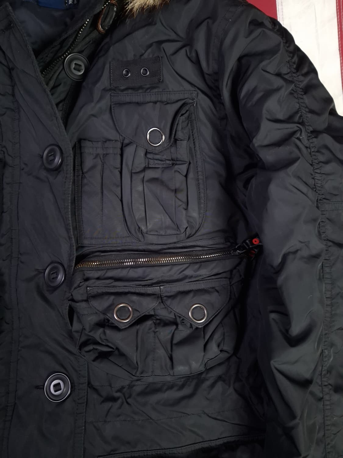 오리지날 랄프로렌 우먼 멀티포켓 카고 패딩 파카 상품이미지4