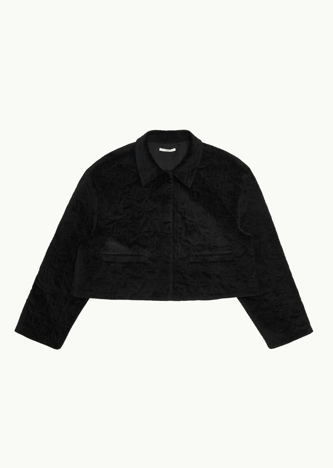 아모멘토 FLOWER QUILTED VELVET JACKET 상품이미지1