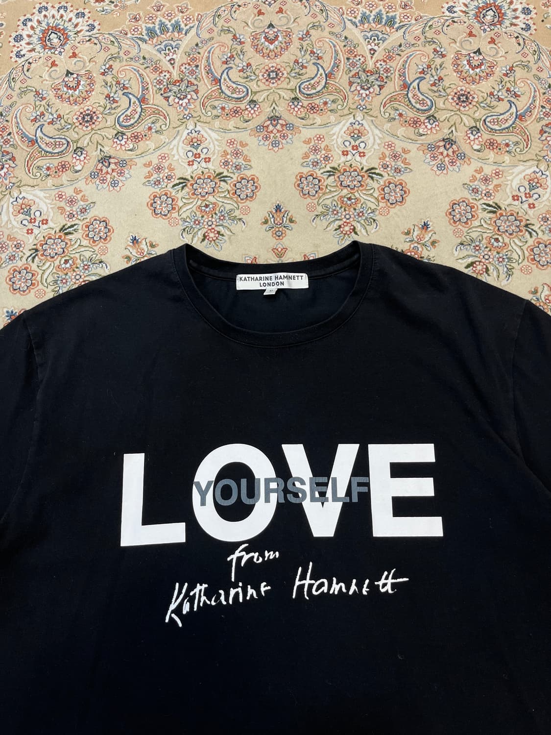 캐서린 햄넷 런던 LOVE YOUR SELF 티셔츠 반팔 상품이미지3