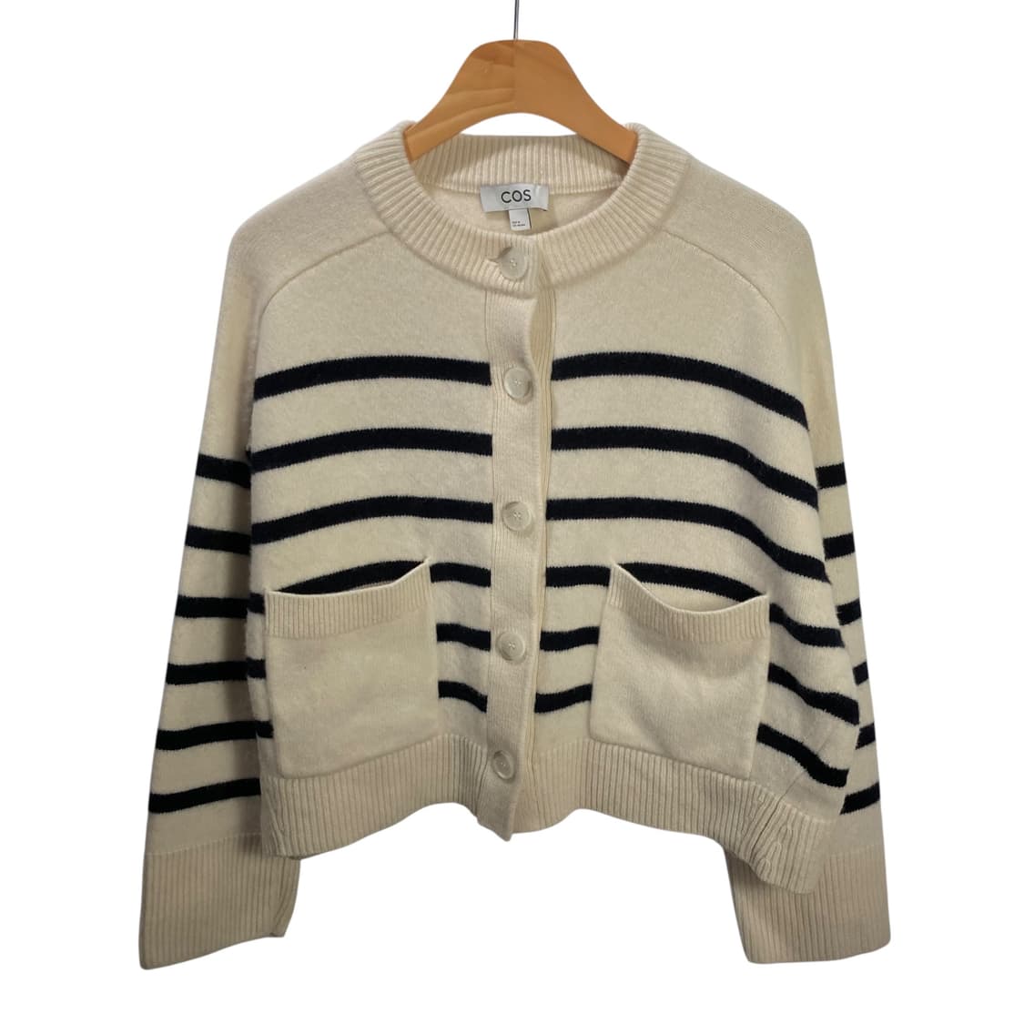 코스 아이보리 단가라 가디건 상품이미지2