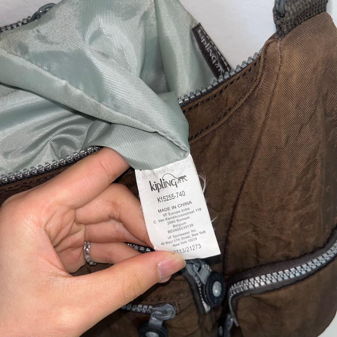 Kipling Brown Crossbody Bag 상품이미지6