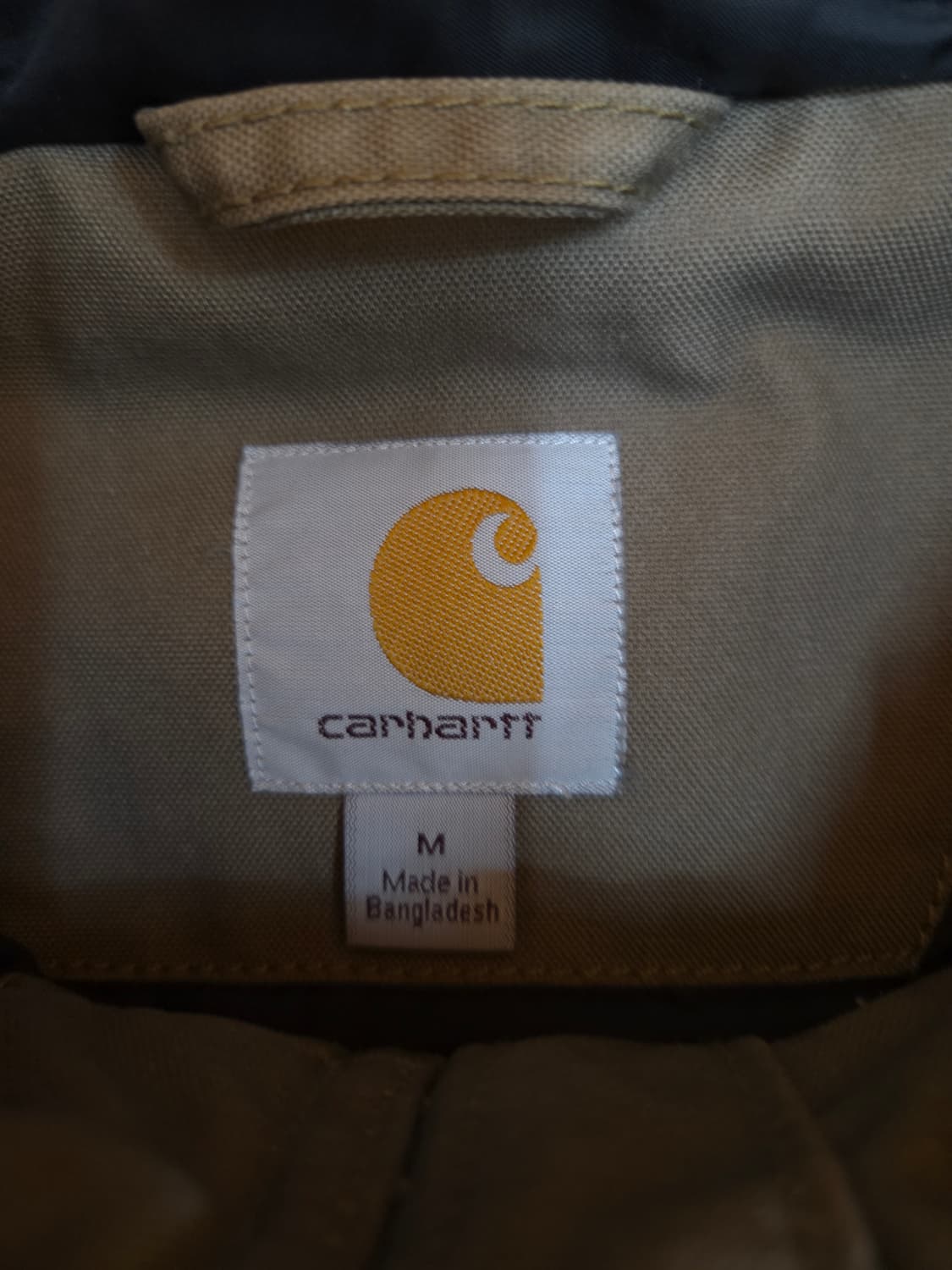 M 칼하트 퀵덕 캑버스 후드 자켓 브라운 상품이미지4