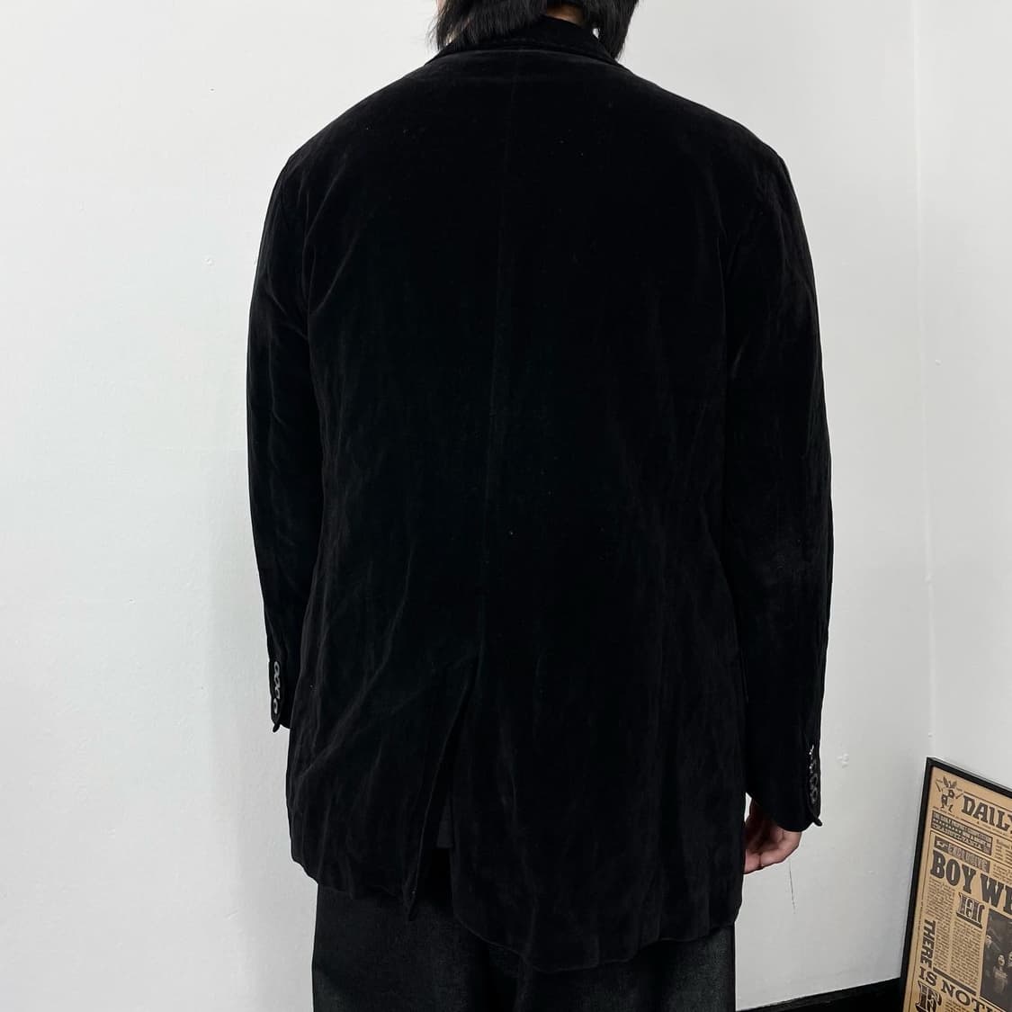 XL C.P COMPANY 벨벳 벨루어 웨스턴 블레이저 상품이미지3
