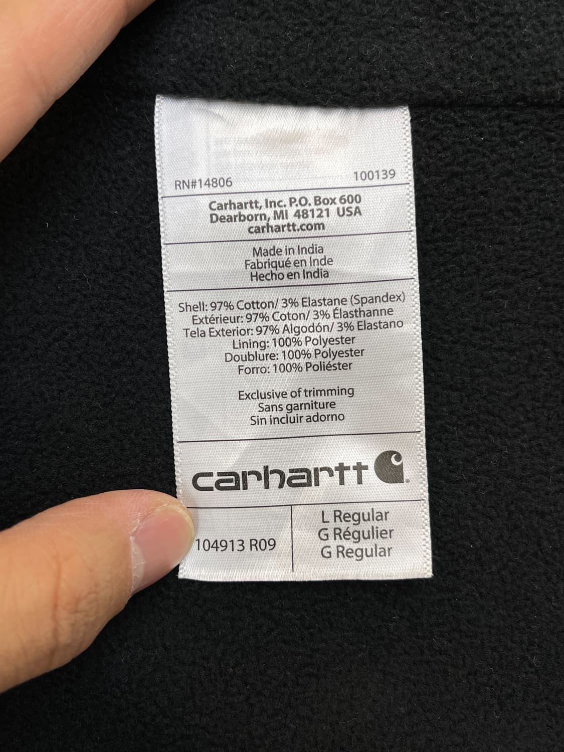 칼하트 러그드 플렉스 플란넬 체크 셔츠 상품이미지9