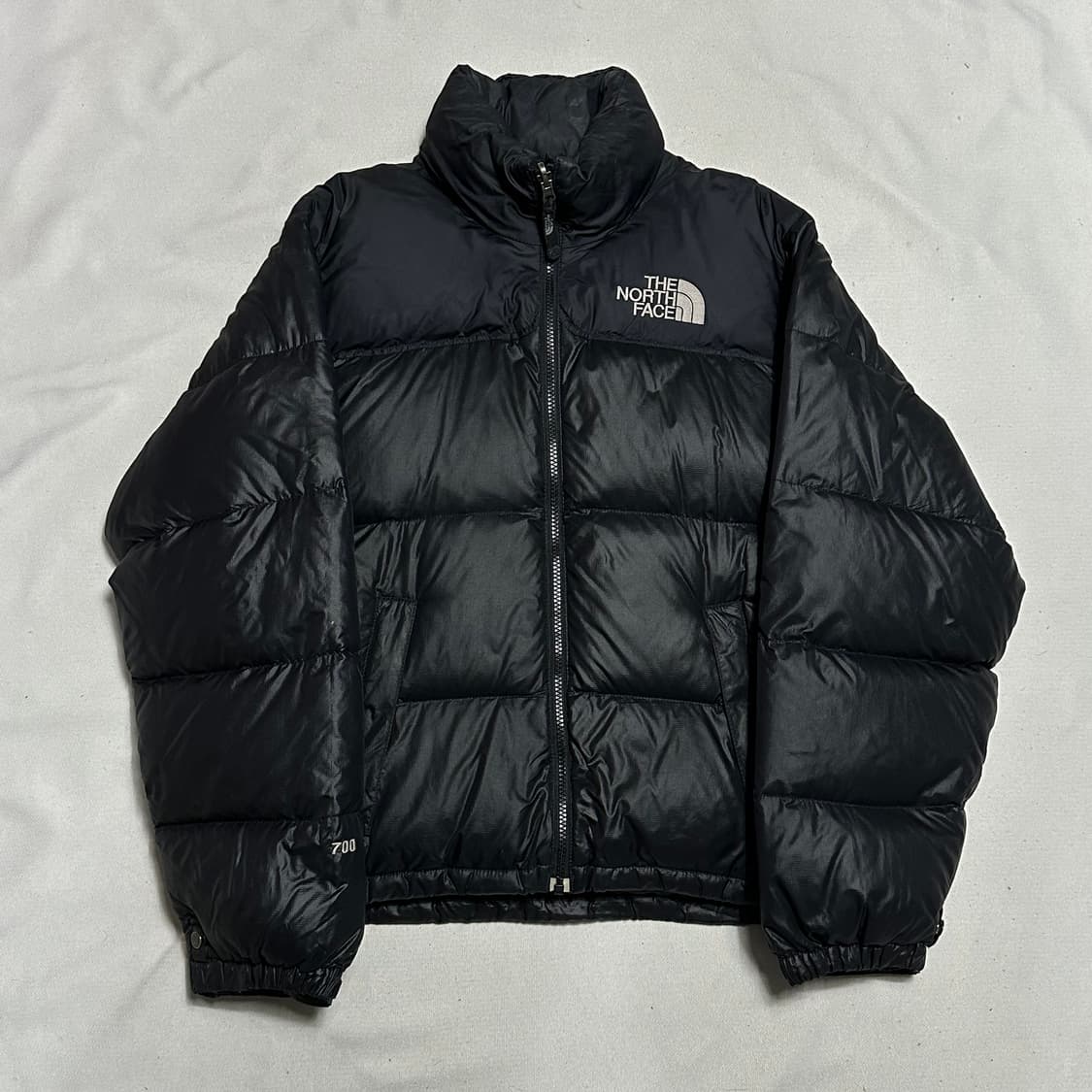 XS 노스페이스 눕시 700 구스다운 블랙 패딩 상품이미지2