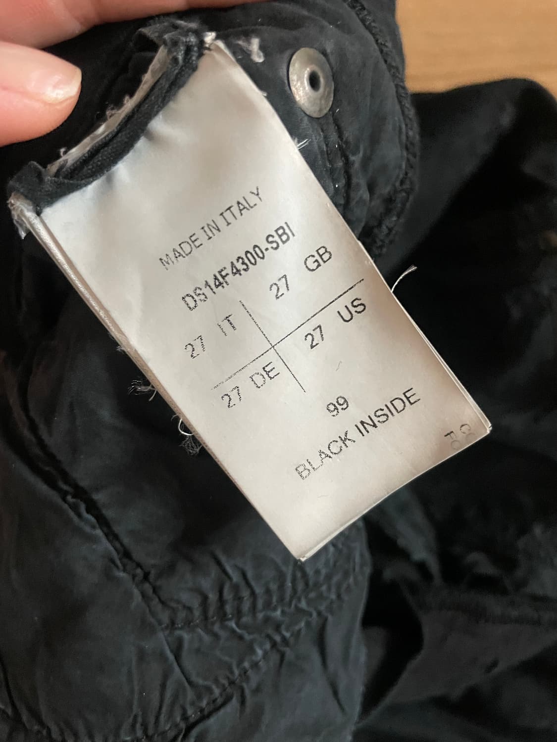 릭오웬스 다크쉐도우 바지 팔아요  상품이미지5