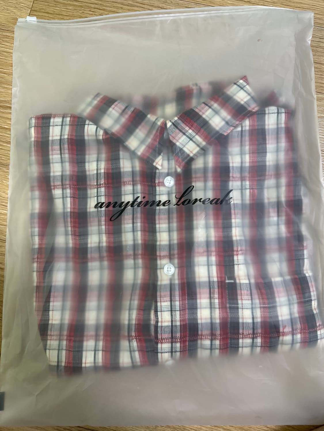 애니타임로릭 Iris shirt-red(RENEWAL) M 상품이미지1