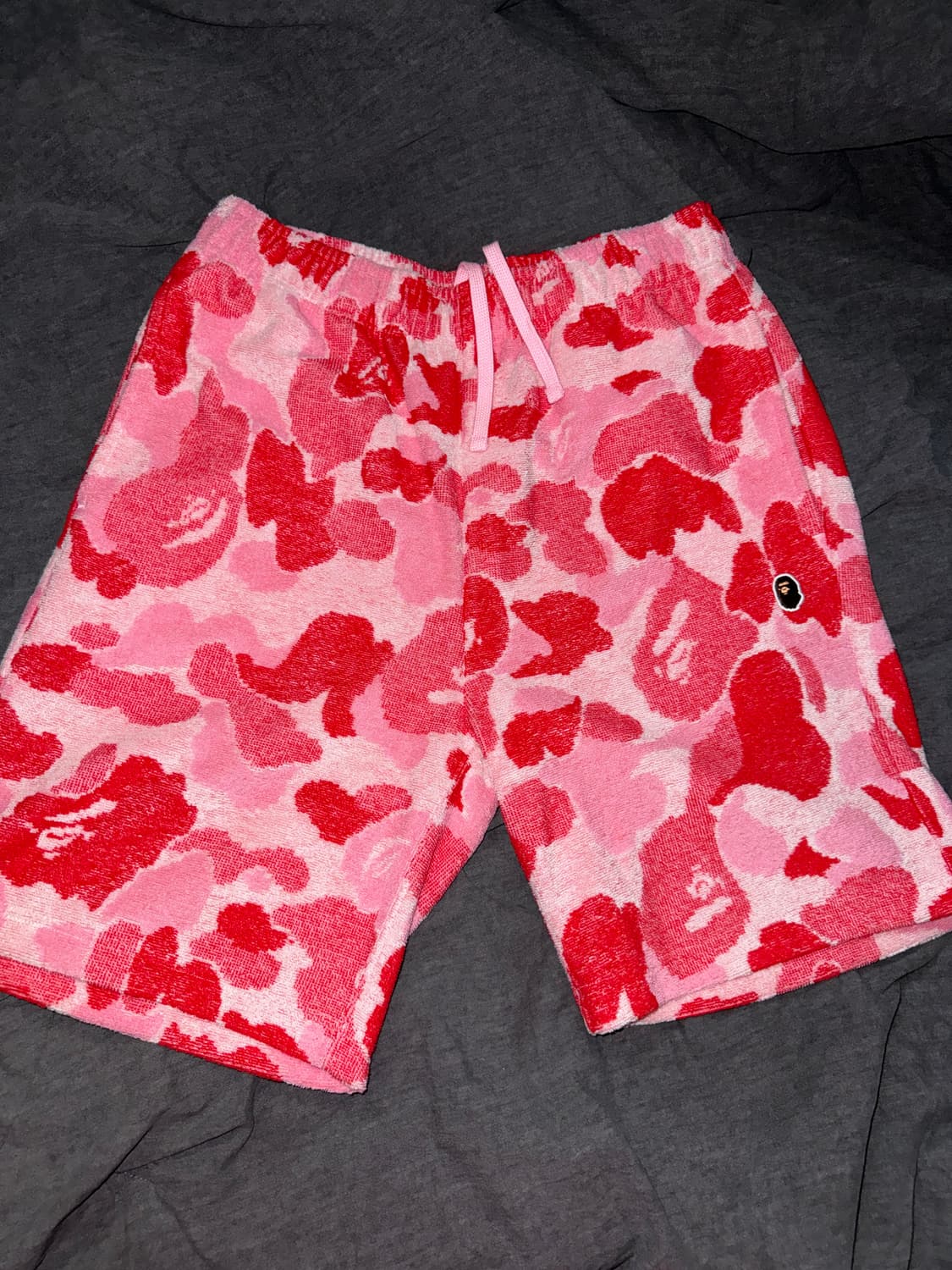 베이프 ABC 카모 쇼츠 핑크 상품이미지1
