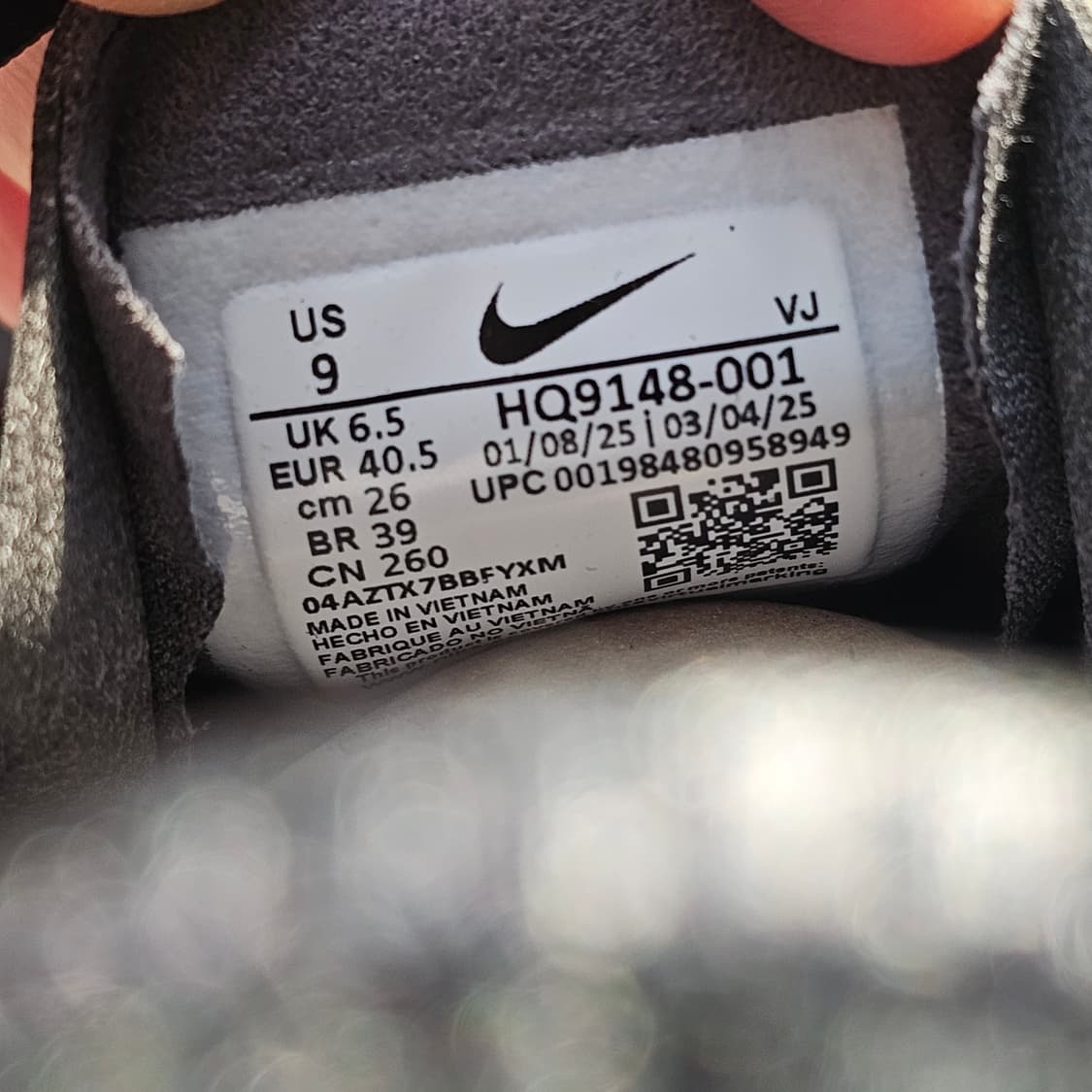 260 새제품) (W) 나이키 에어 슈퍼플라이 블랙 앤 오프 누아르 상품이미지7