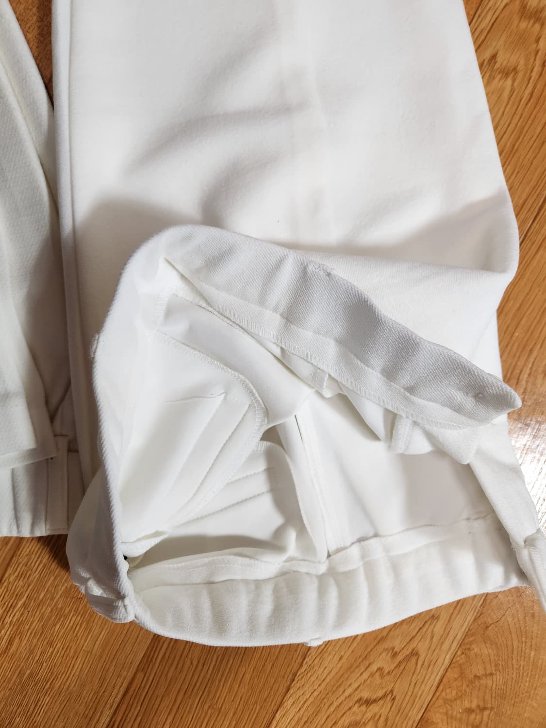 화이트 부츠컷 여성 바지 2장 일괄 55 상품이미지4