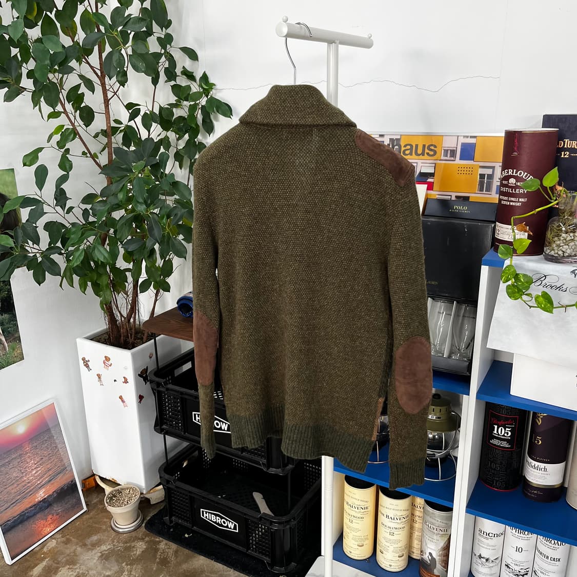 폴로랄프로렌 패치워크 숄칼라 가디건 XS 상품이미지5