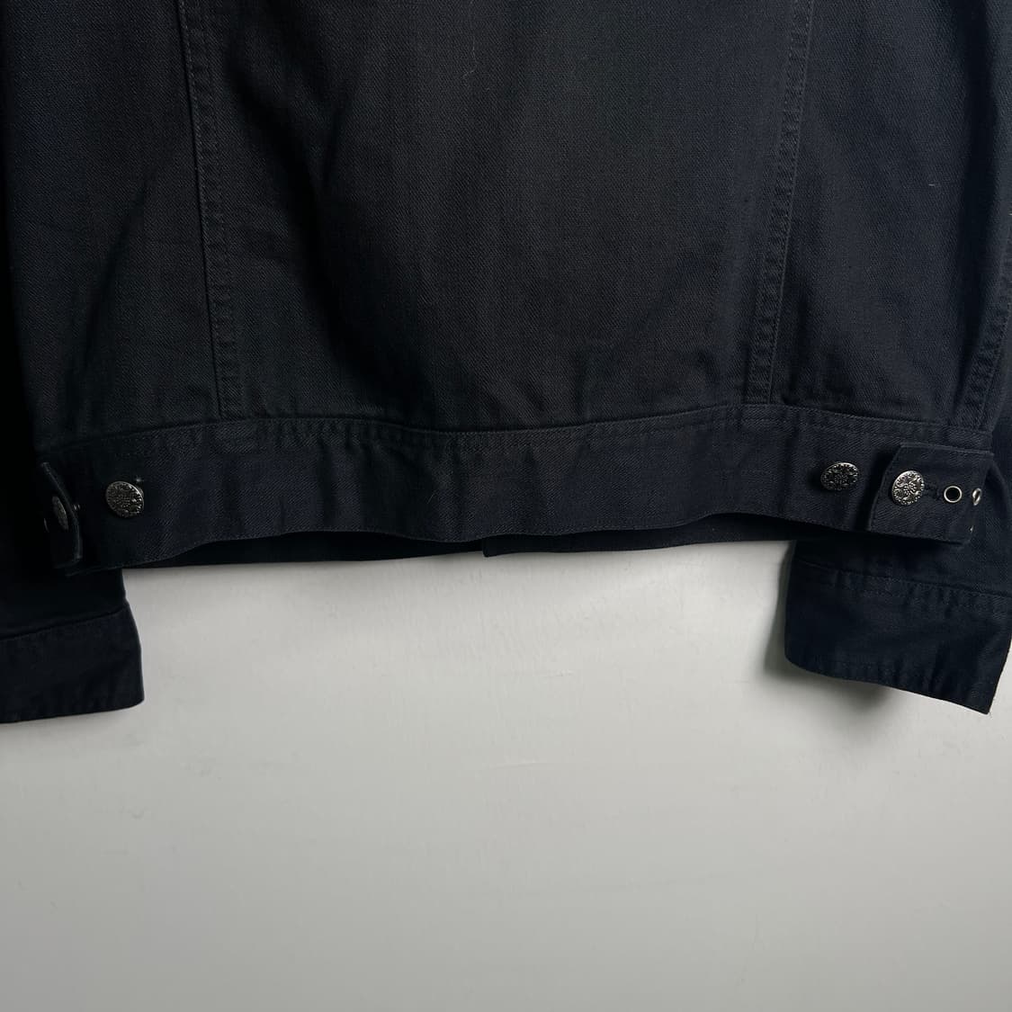 jpn vtg 일본 빈티지 블랙 스터드 데님 자켓 M 상품이미지8