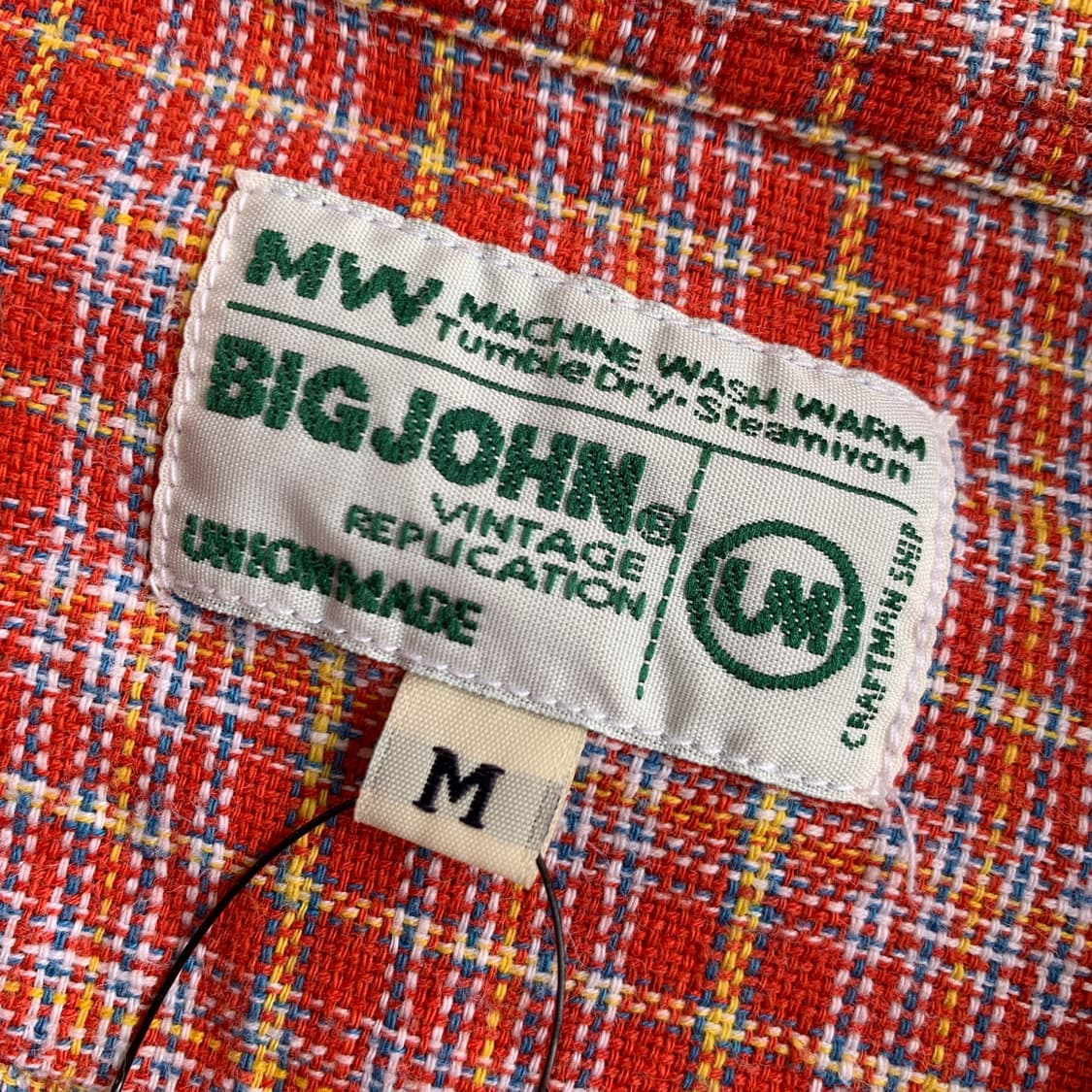 빅존 BIGJOHN 체크 패턴 워크 셔츠 1921 상품이미지4