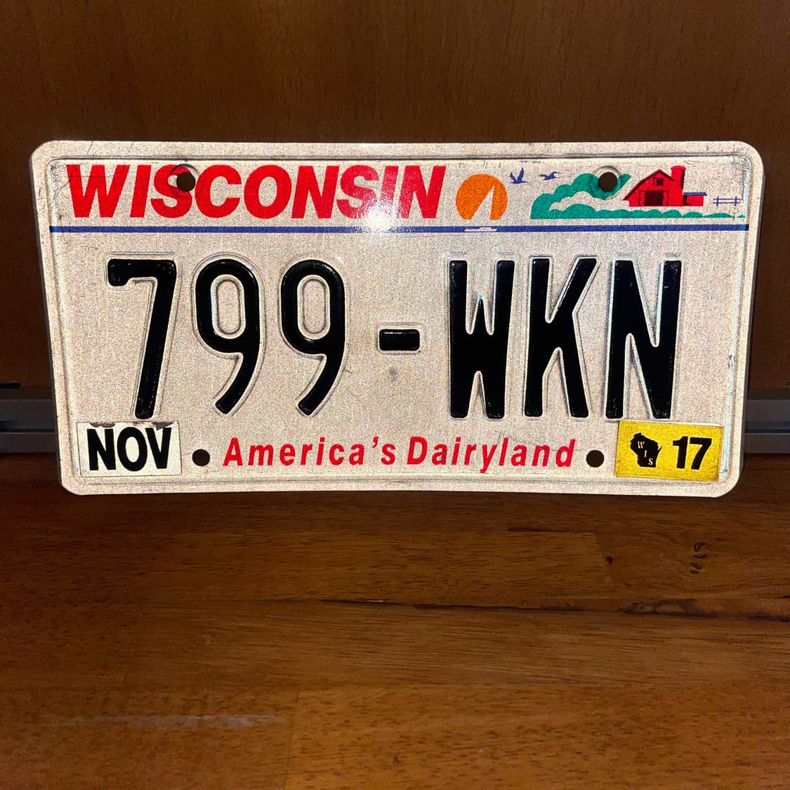 Vintage Wisconsin License Plate 상품이미지3